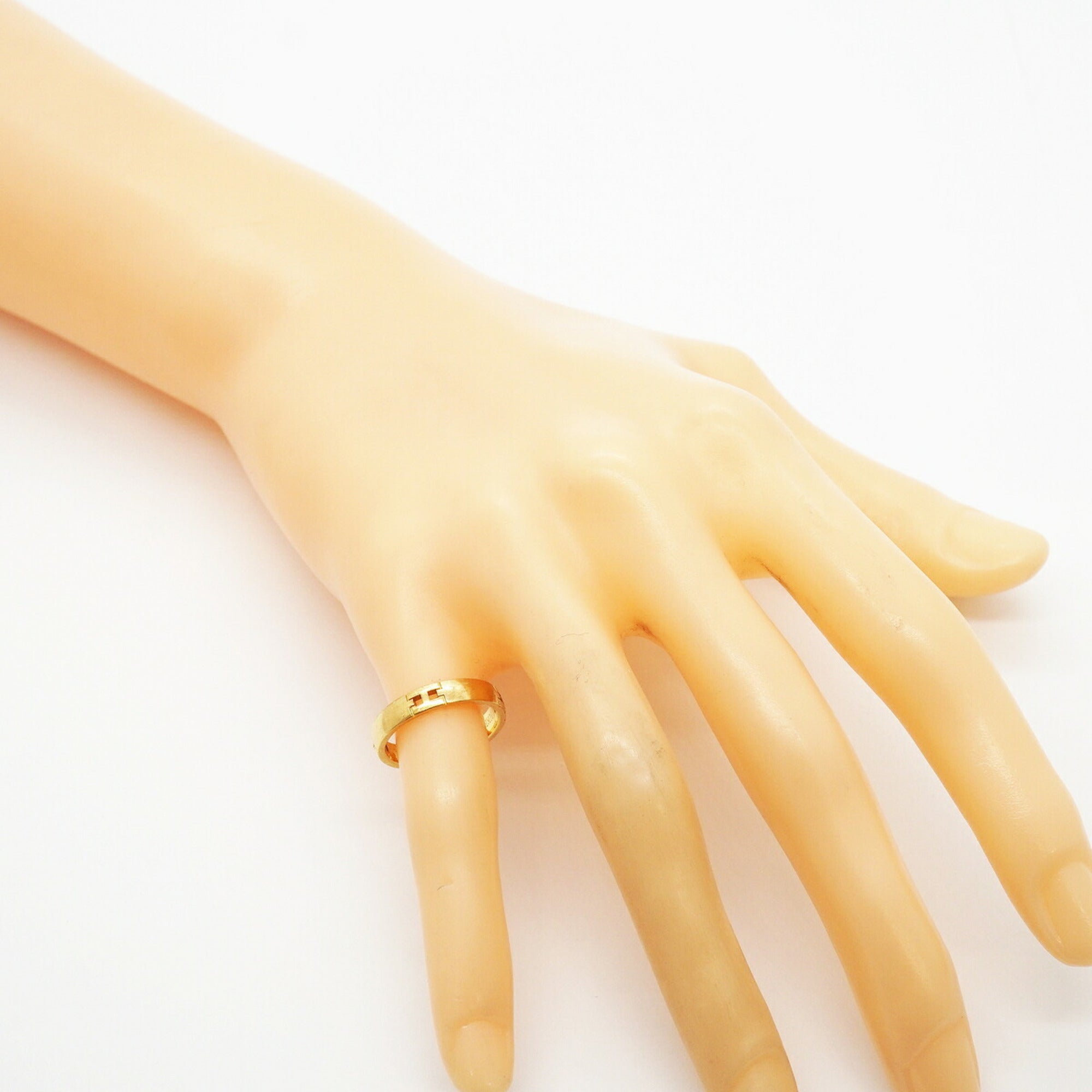 Hermes Yellow Gold (18K) Band Ring (Pre-Owned)