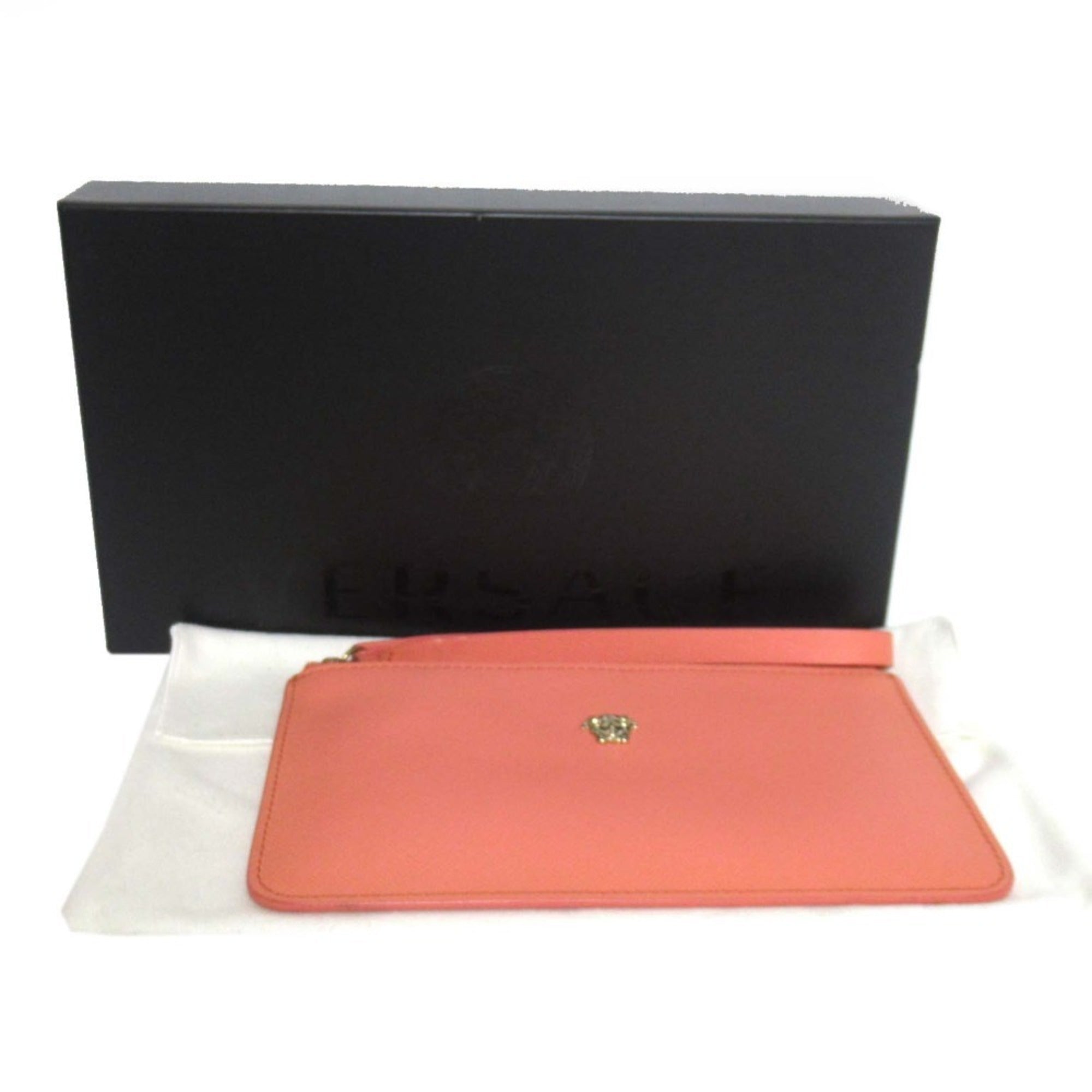 Versace Salmon Pink Pouch (Pre-Owned)