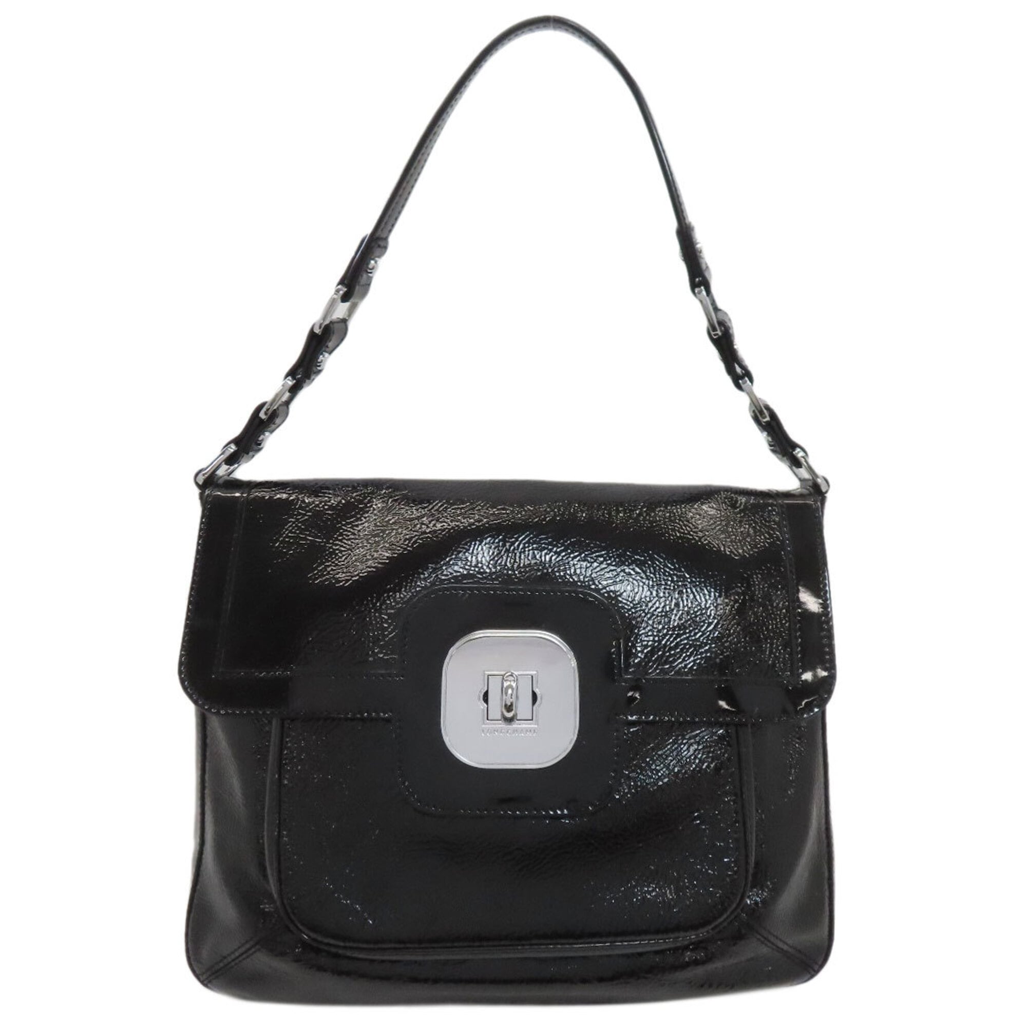 Longchamp Black Shoulder Bag (Pre-Owned)