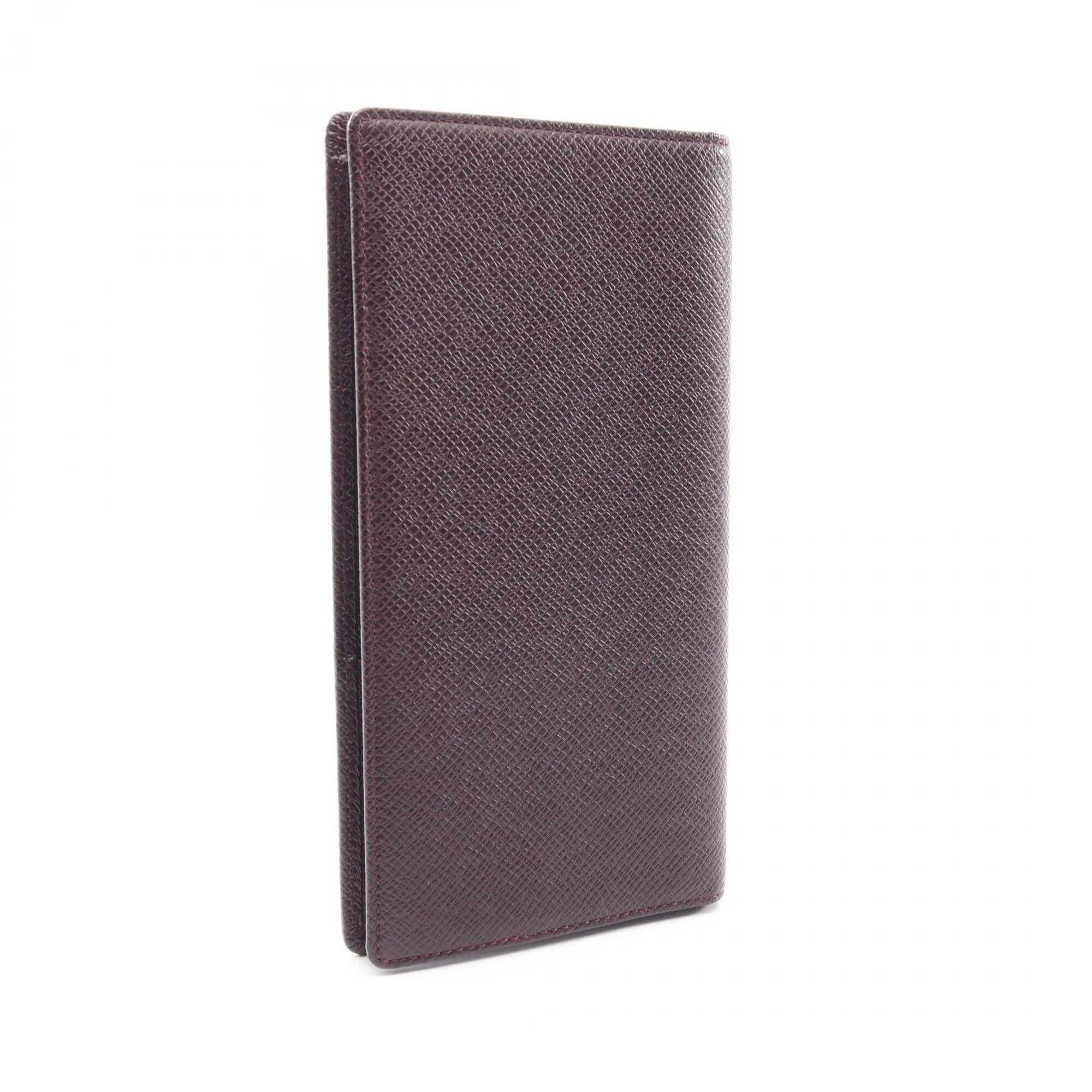 Louis Vuitton Bordeaux Leather Long Wallet (Bi-Fold) (Pre-Owned)