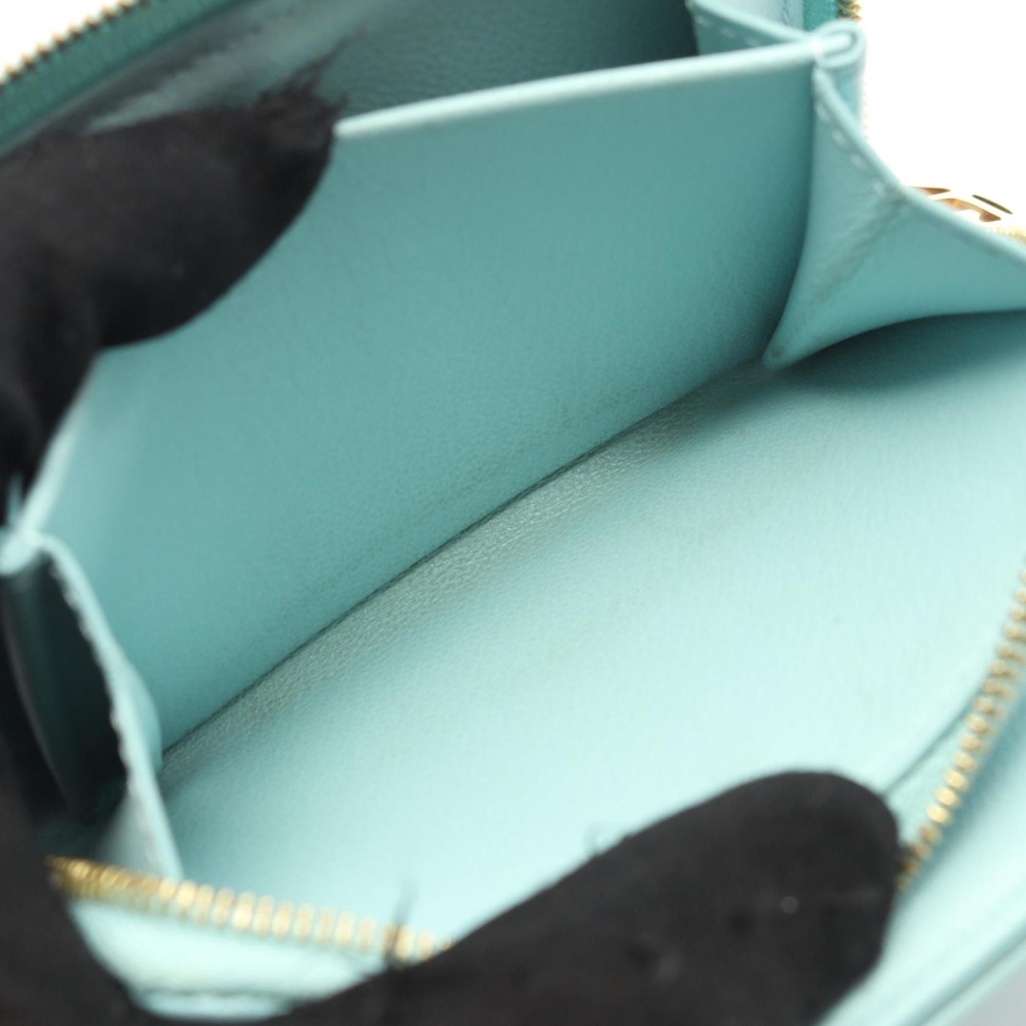 Louis Vuitton Blue Leather Wallet (Bi-Fold) (Pre-Owned)