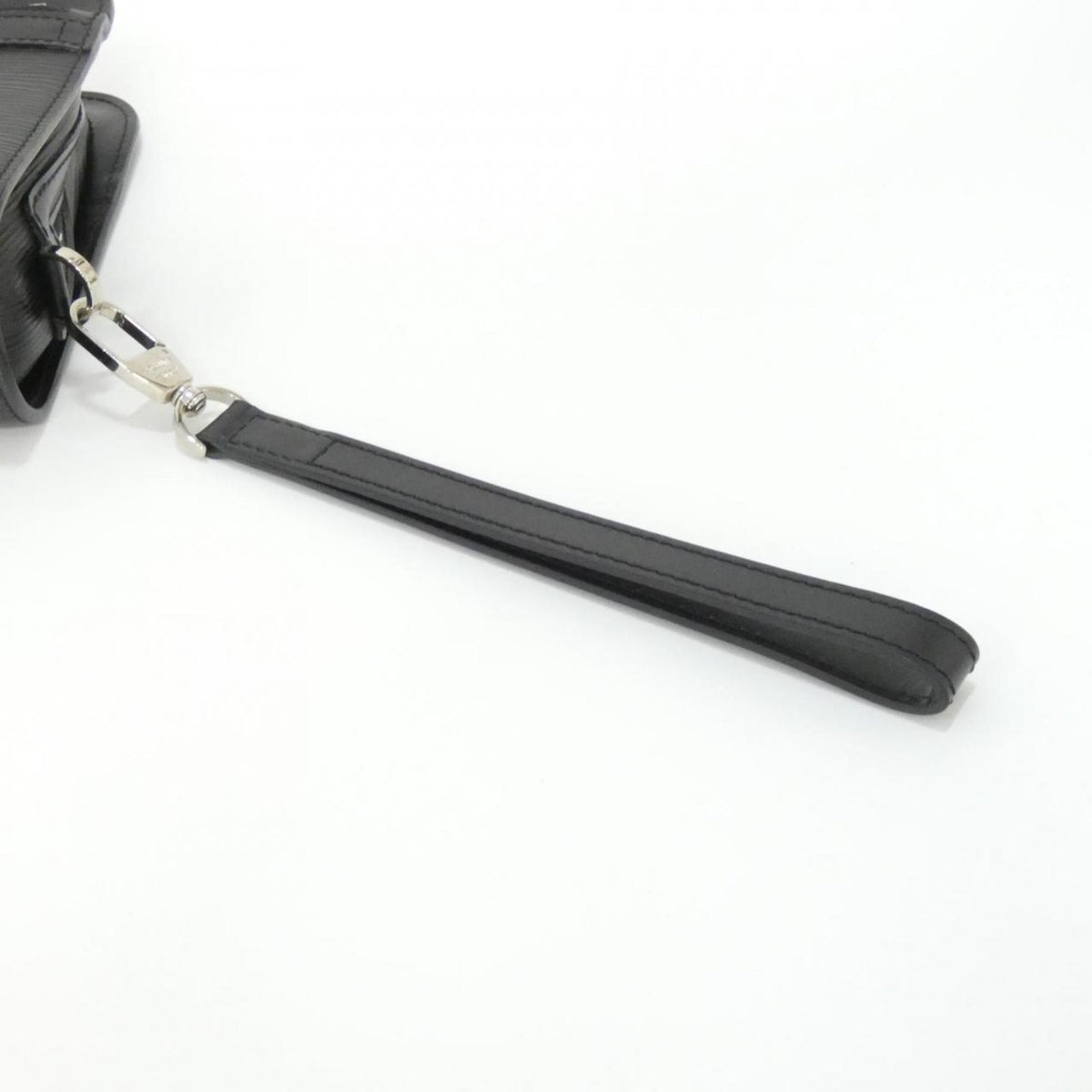 Louis Vuitton Black Leather Clutch Bag (Pre-Owned)