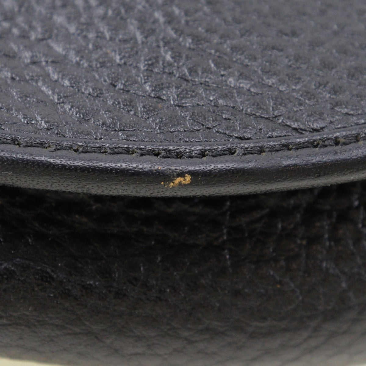 Christian Dior Black Leather Pochette Shoulder Bag (Pre-Owned)