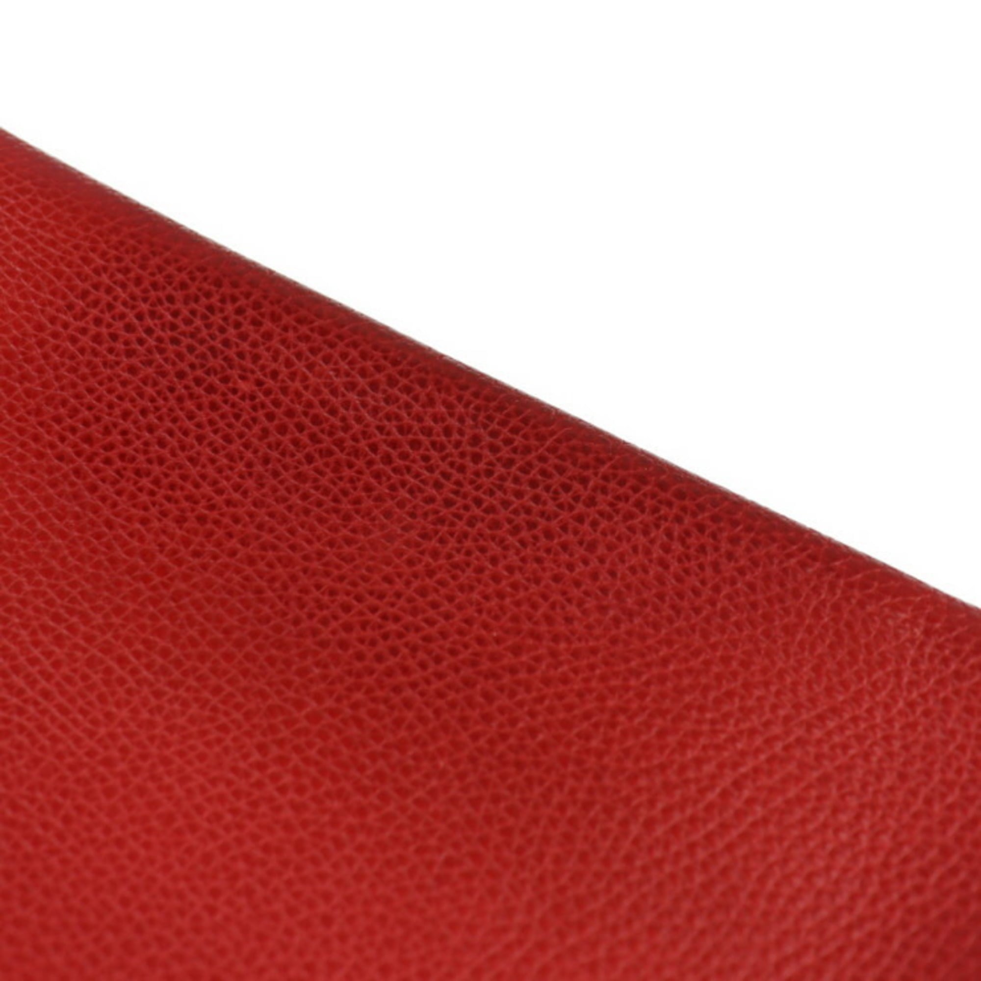 Gucci Animalier Black Red Color Leather Clutch Bag Handbag (Pre-Owned)