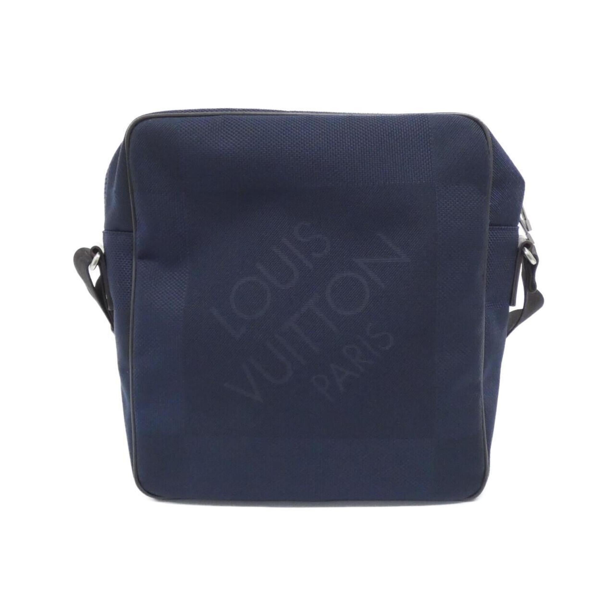 Louis Vuitton Blue Canvas Shoulder Bag (Pre-Owned)