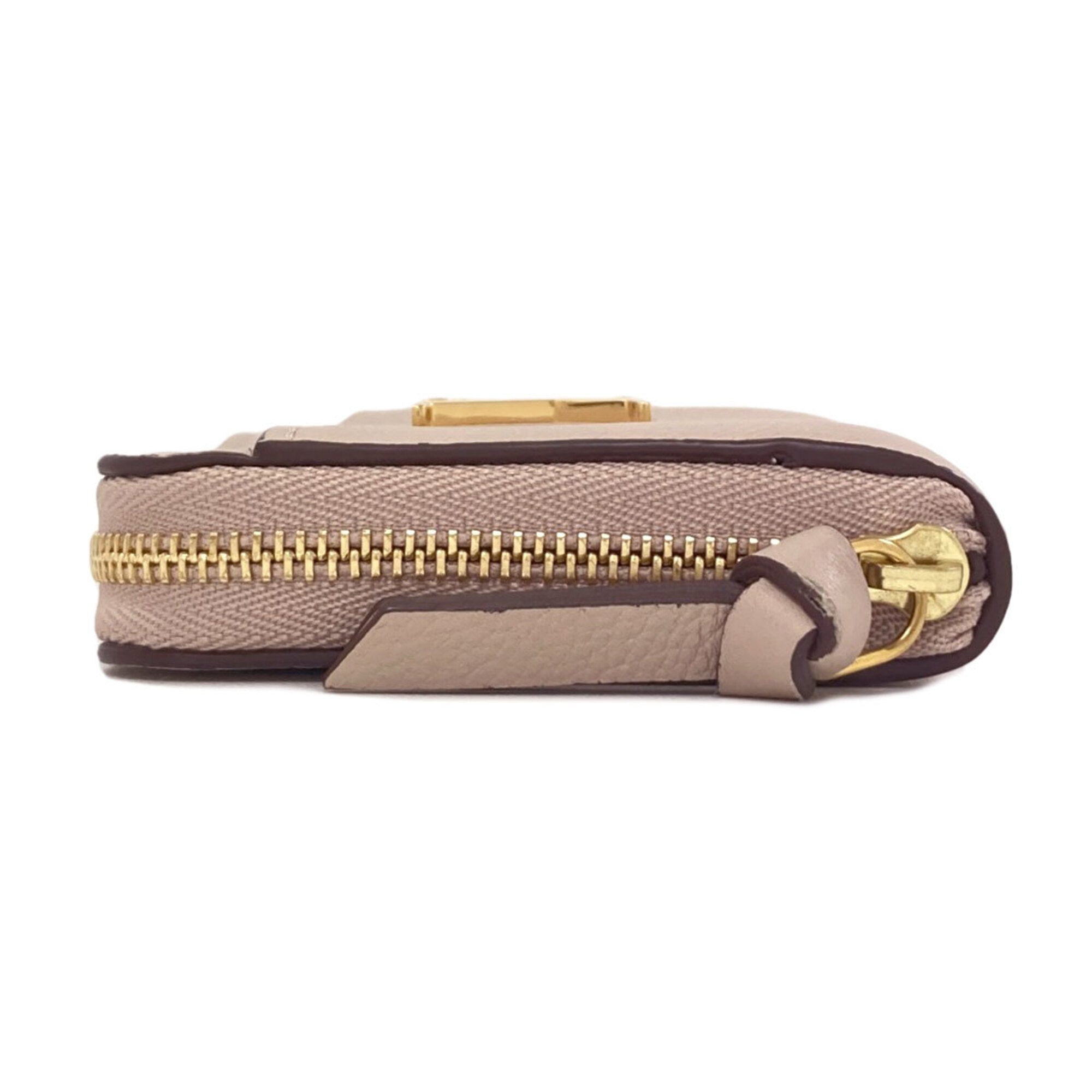 Louis Vuitton Grayish Leather Coin Purse/Coin Case (Pre-Owned)