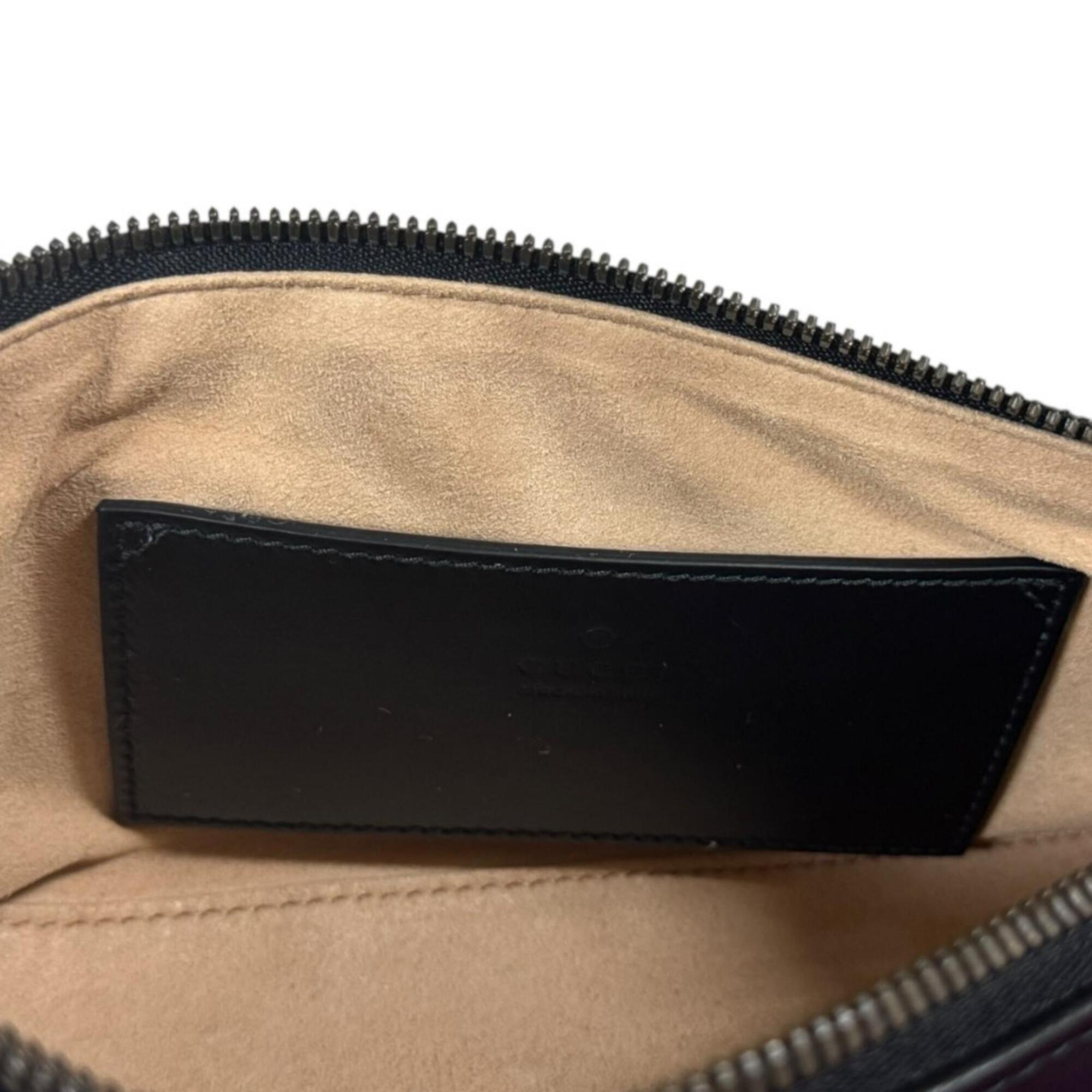 Gucci Black Leather Handbag (Pre-Owned)