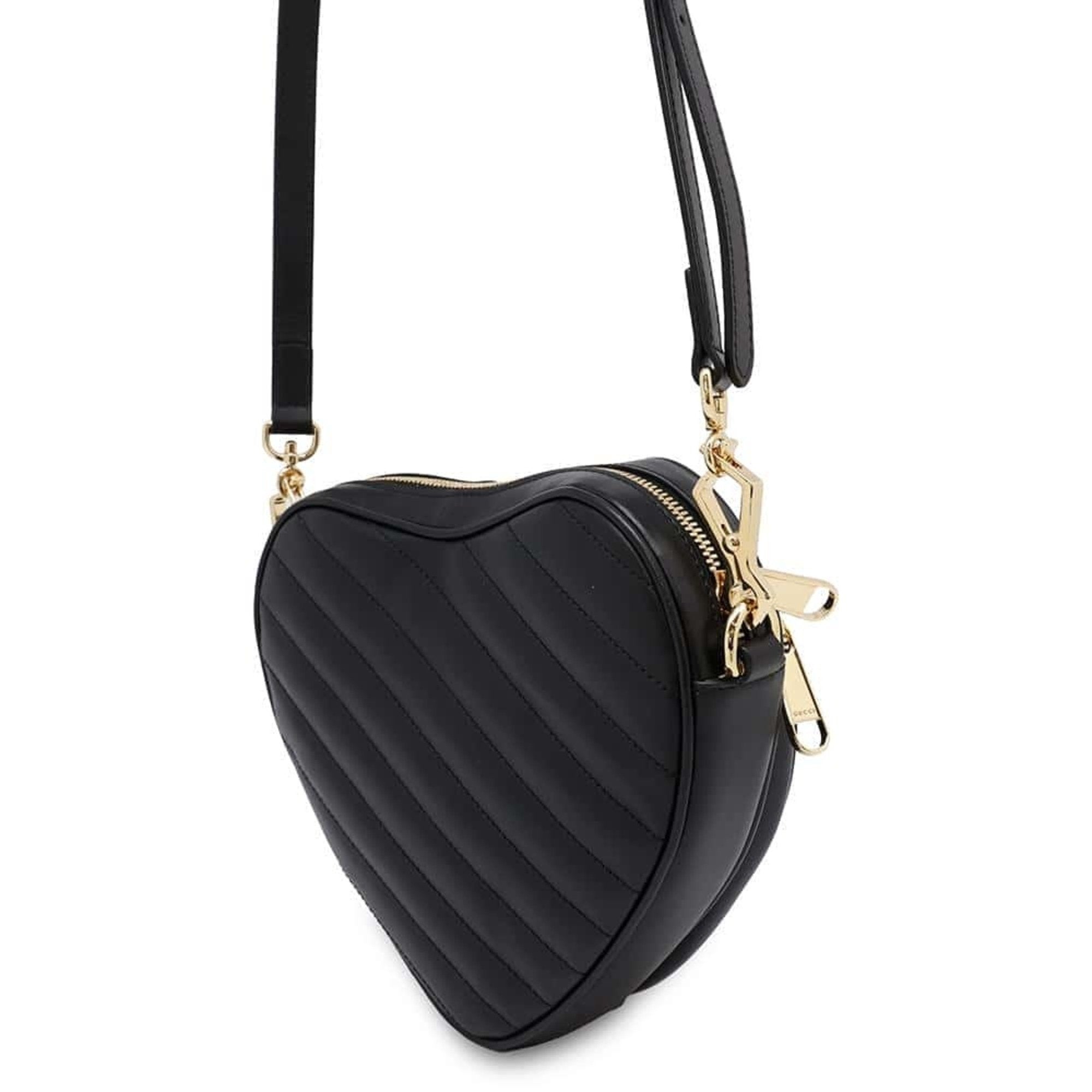 Gucci Black Leather Shoulder Bag (Pre-Owned)