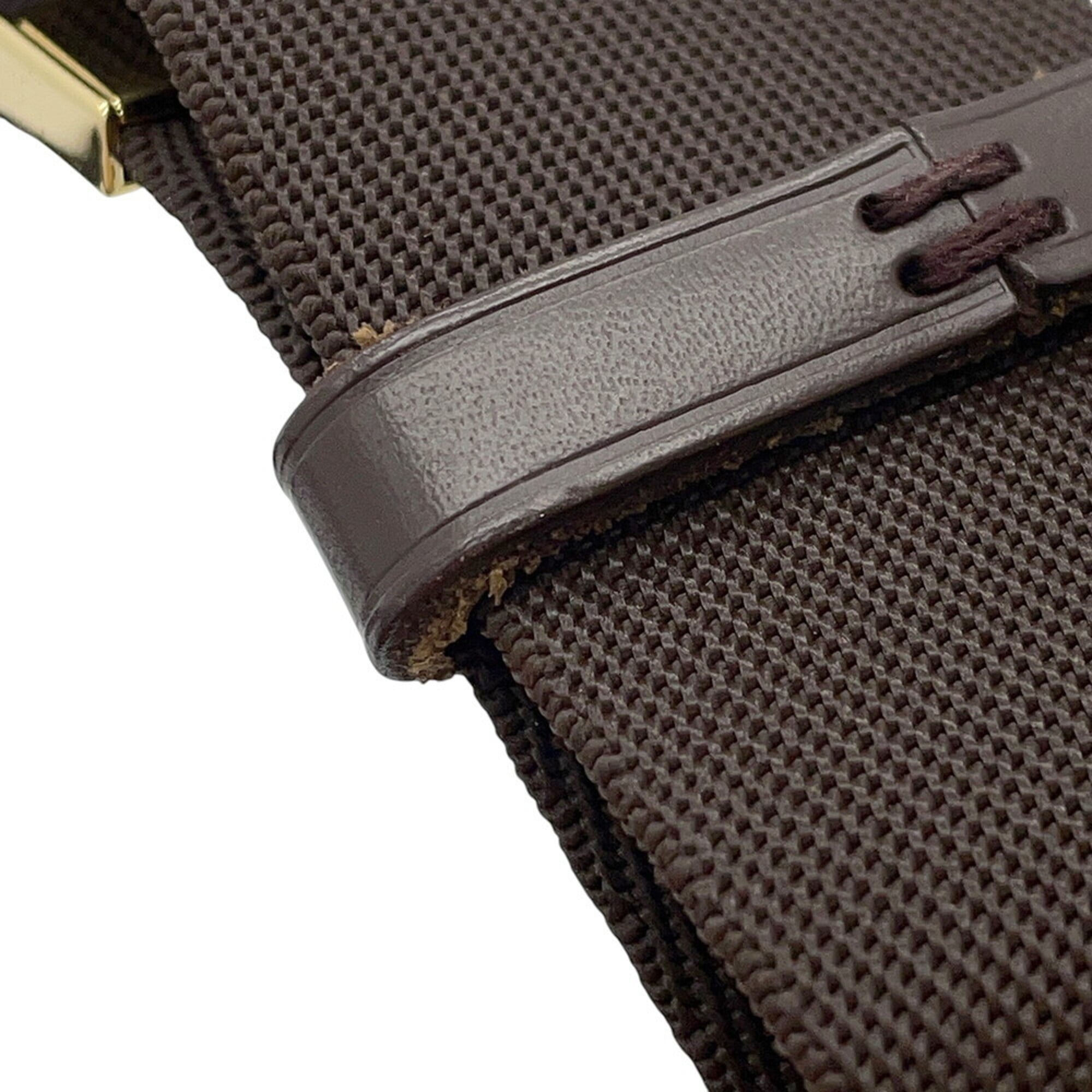 Louis Vuitton Damier Brown Damier Canvas Ebene Damier Canvas Handbag Shoulder Bag Sling Bag (Pre-Owned)