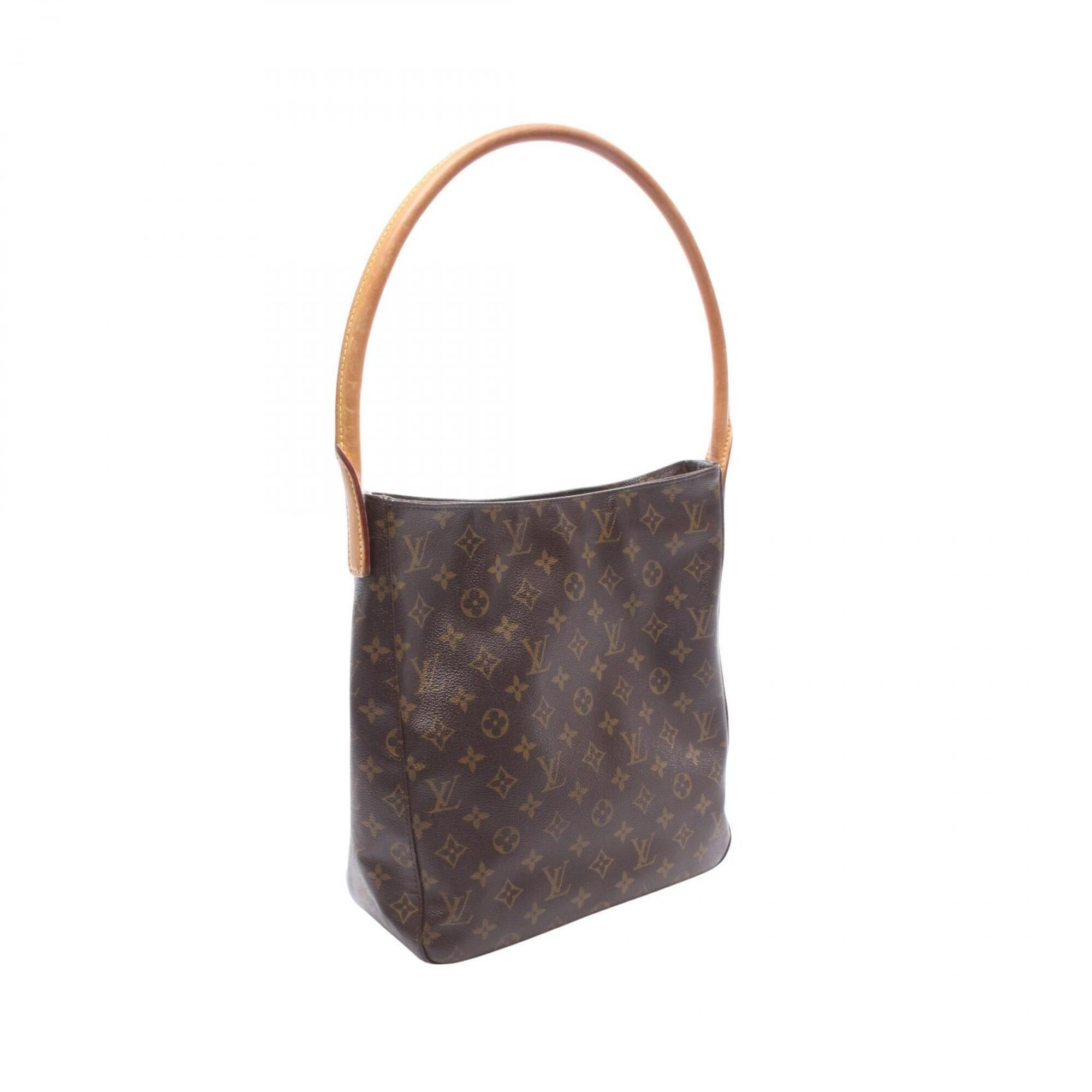 Louis Vuitton Brown Monogram Monogram Leather Handbag Shoulder Bag (Pre-Owned)