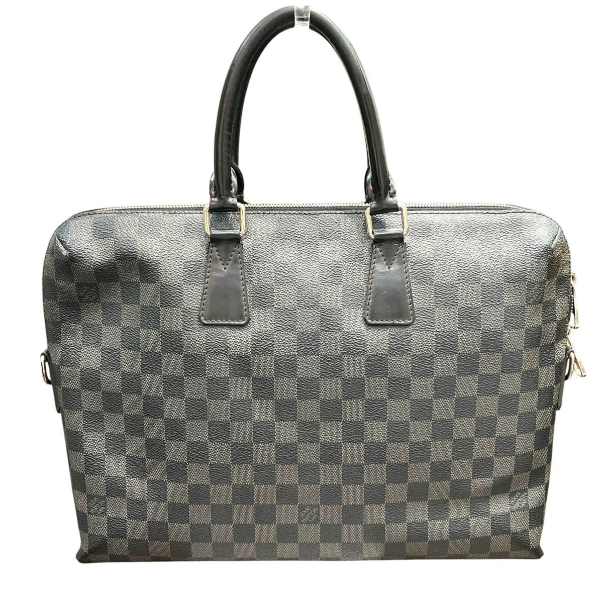 Louis Vuitton Black Damier Graphite Leather Briefcase (Pre-Owned)