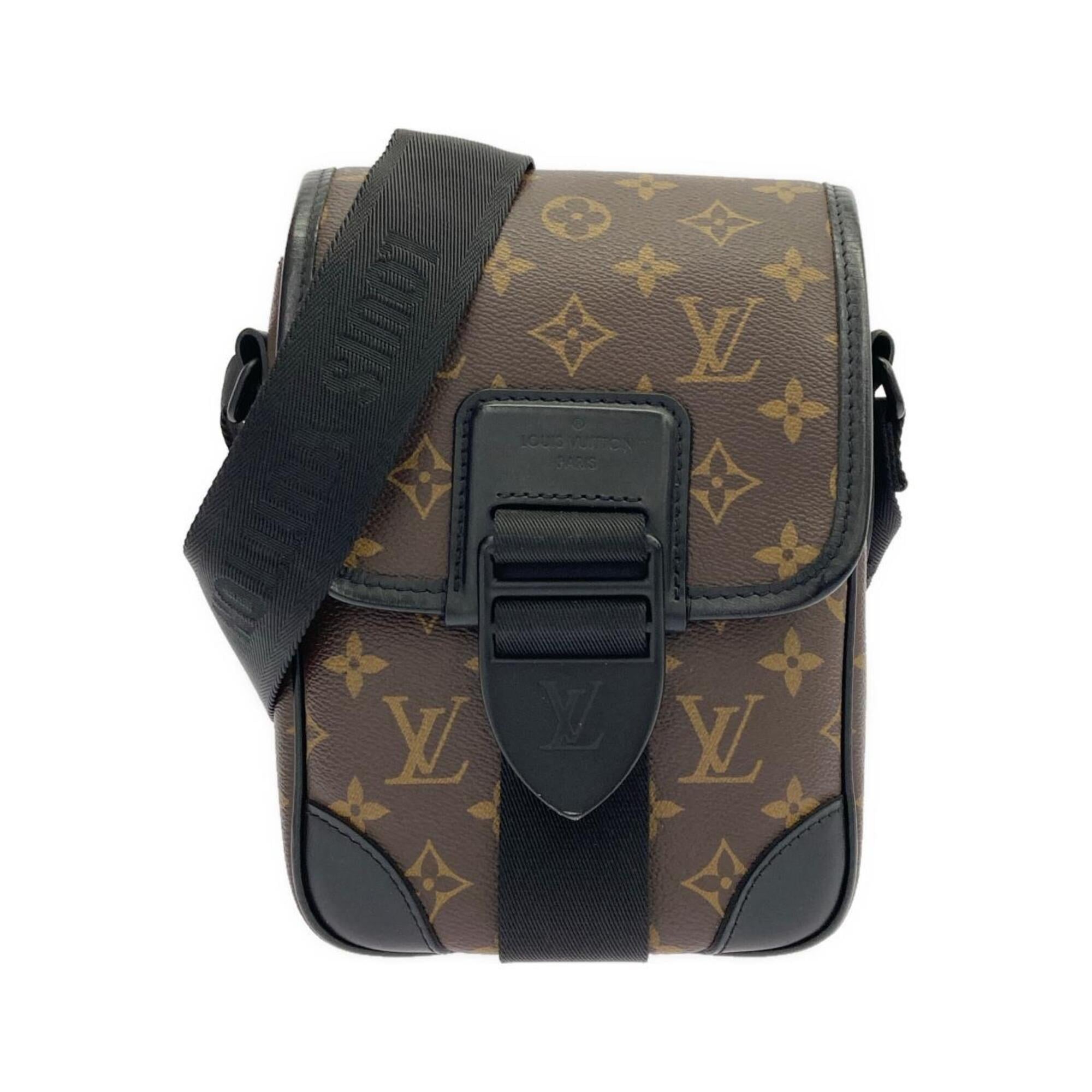 Louis Vuitton Marron Coated Canvas Shoulder Bag (Pre-Owned)