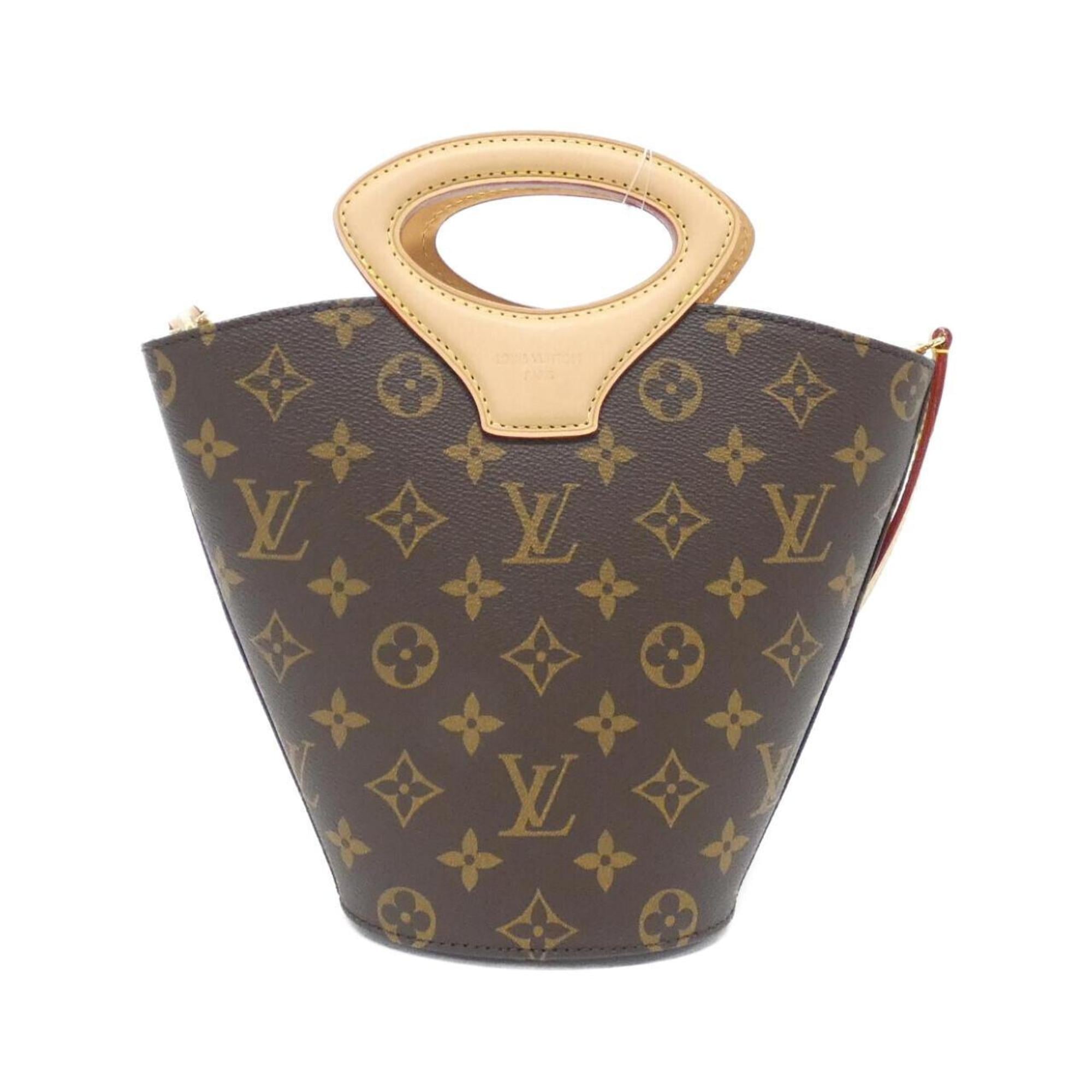 Louis Vuitton Marron Coated Canvas Shoulder Bag (Pre-Owned)