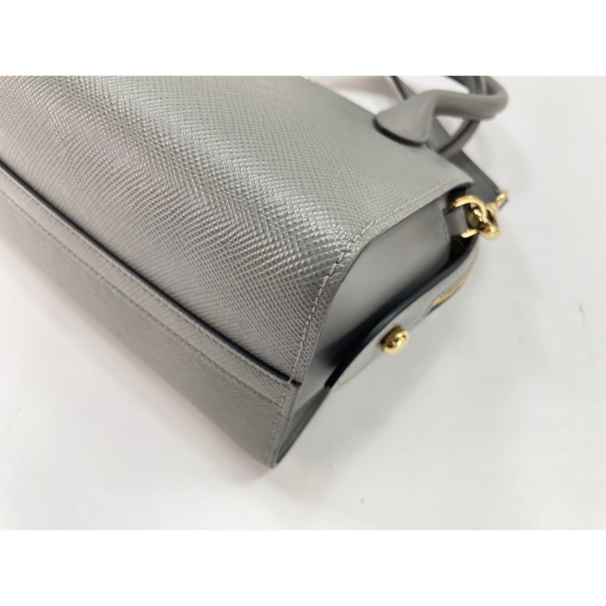 Prada Gray Shoulder Bag (Pre-Owned)