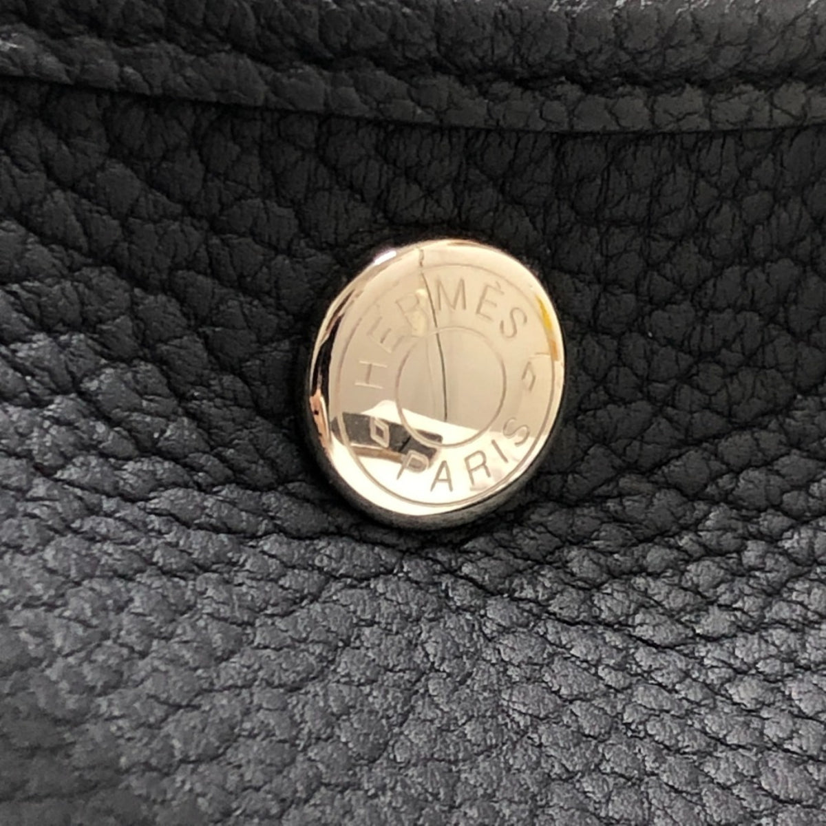 Hermes Black Negonda Leather Handbag (Pre-Owned)