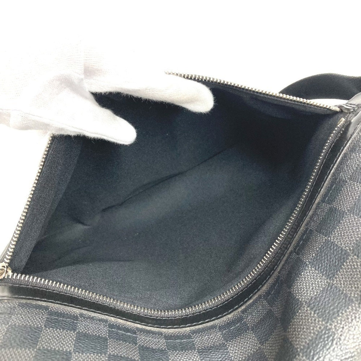 Louis Vuitton Black Damier Graphite Messenger Bag Shoulder Bag (Pre-Owned)