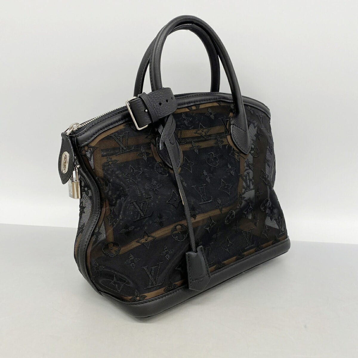 Louis Vuitton Noir Handbag (Pre-Owned)