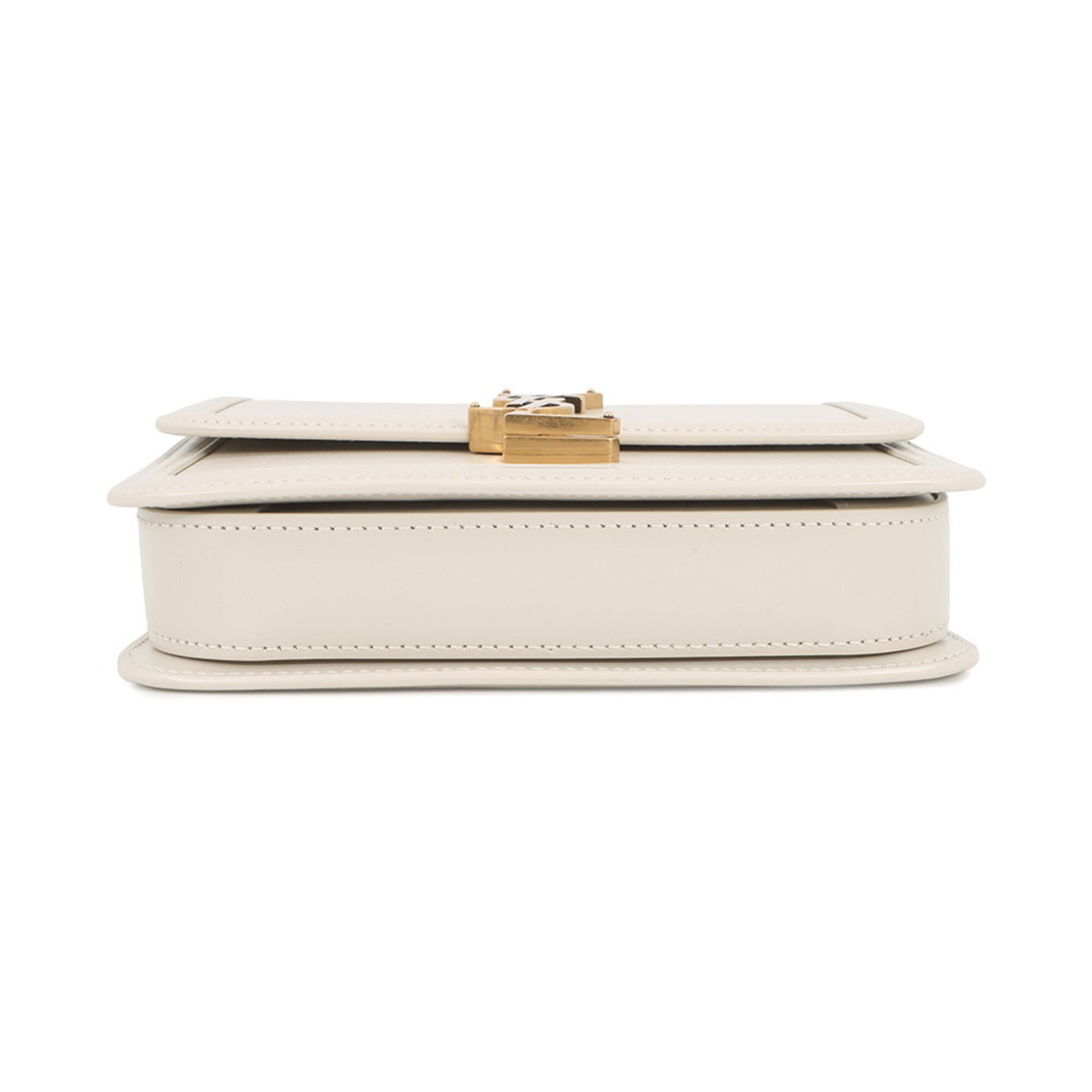 Saint Laurent Ivory White Leather Handbag Shoulder Bag (Pre-Owned)