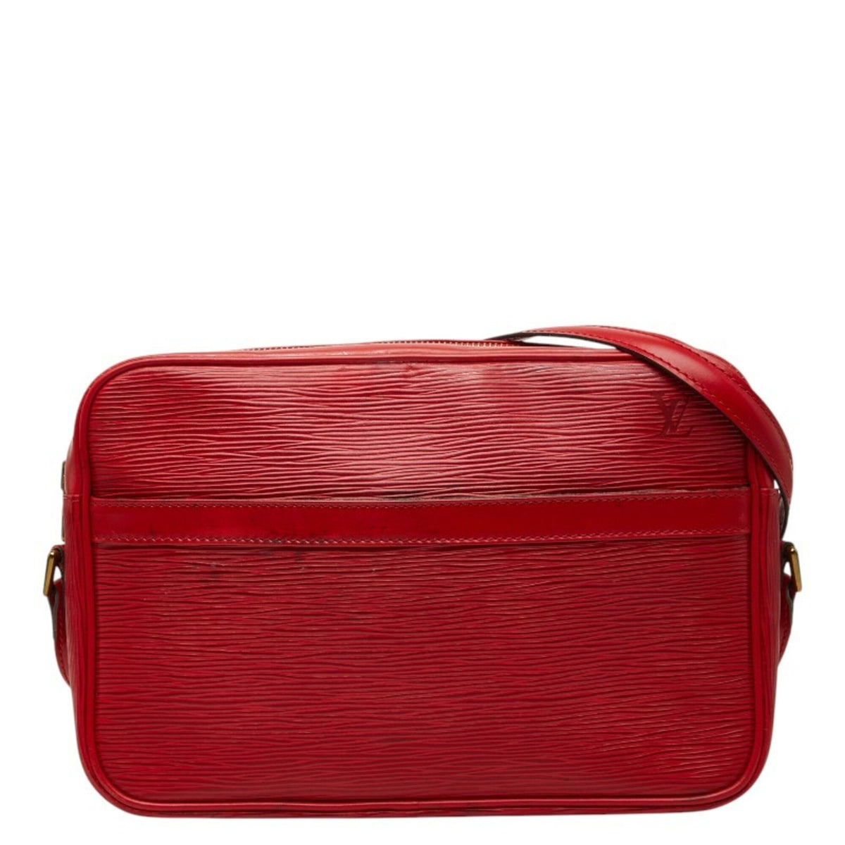 Louis Vuitton Castilian Red Leather Shoulder Bag (Pre-Owned)