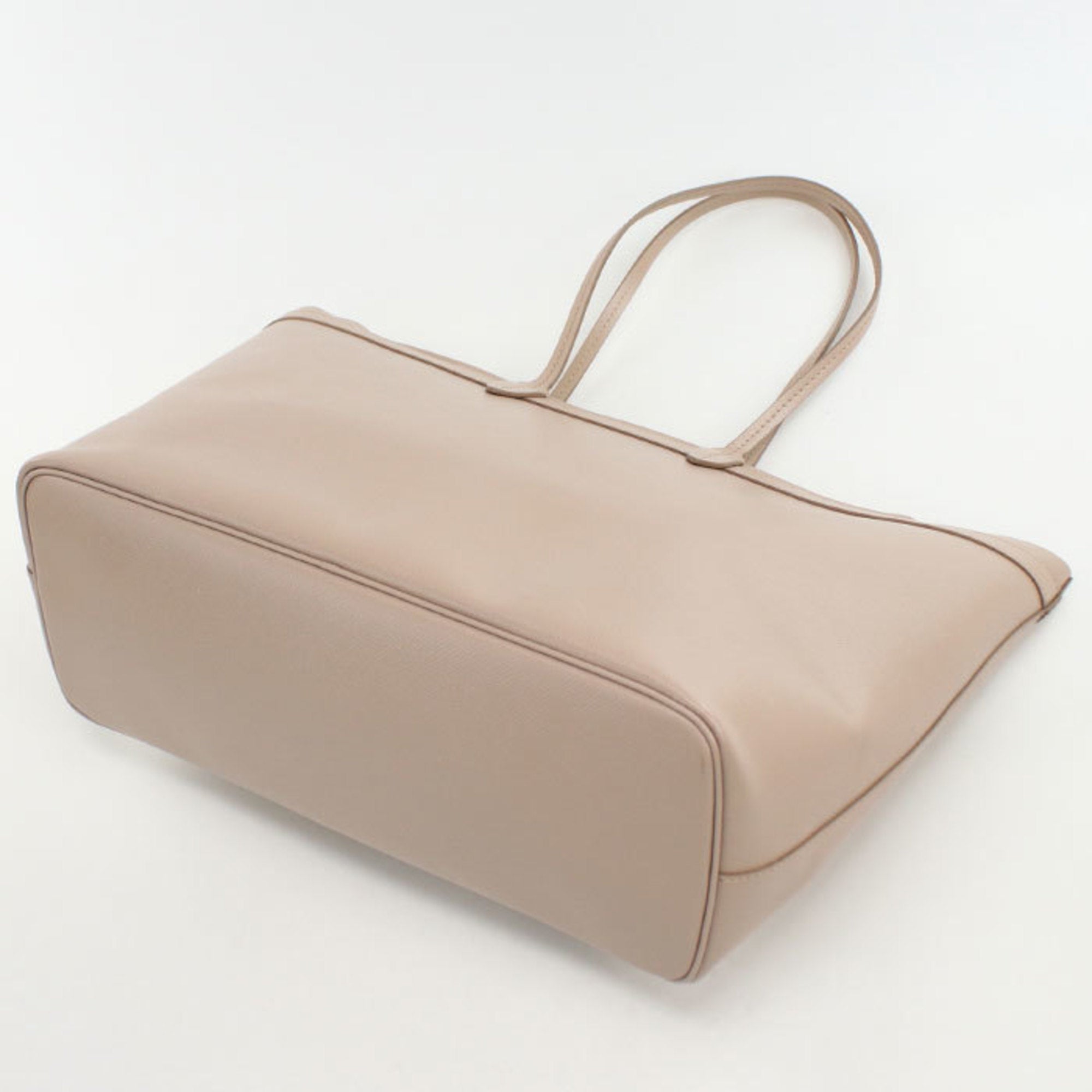 Salvatore Ferragamo Beige Leather Tote Bag (Pre-Owned)