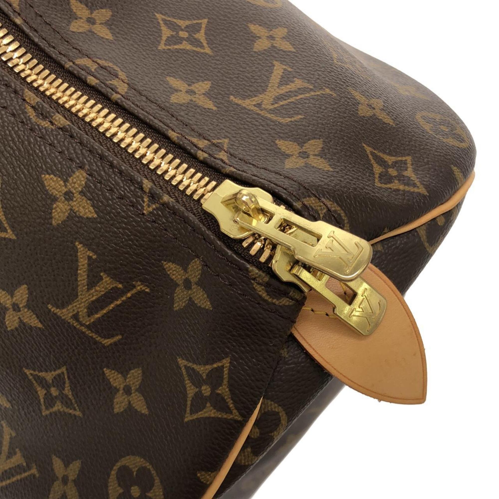 Louis Vuitton Brown Coated Canvas Boston Bag (Pre-Owned)