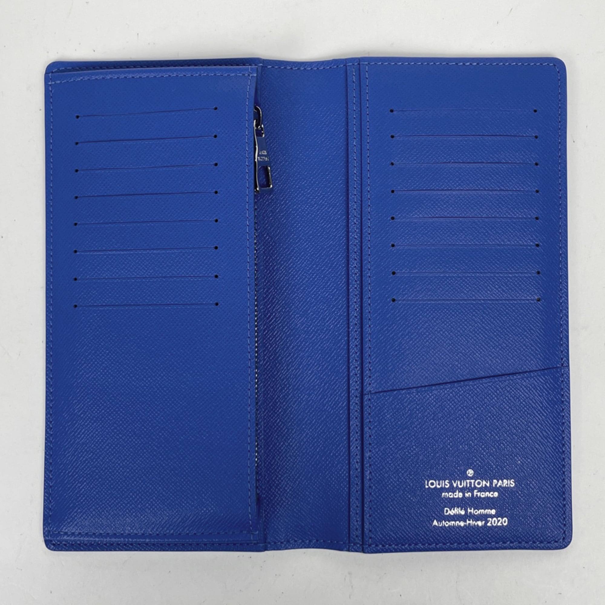 Louis Vuitton Monogram Blue Monogram Long Wallet (Bi-Fold) (Pre-Owned)