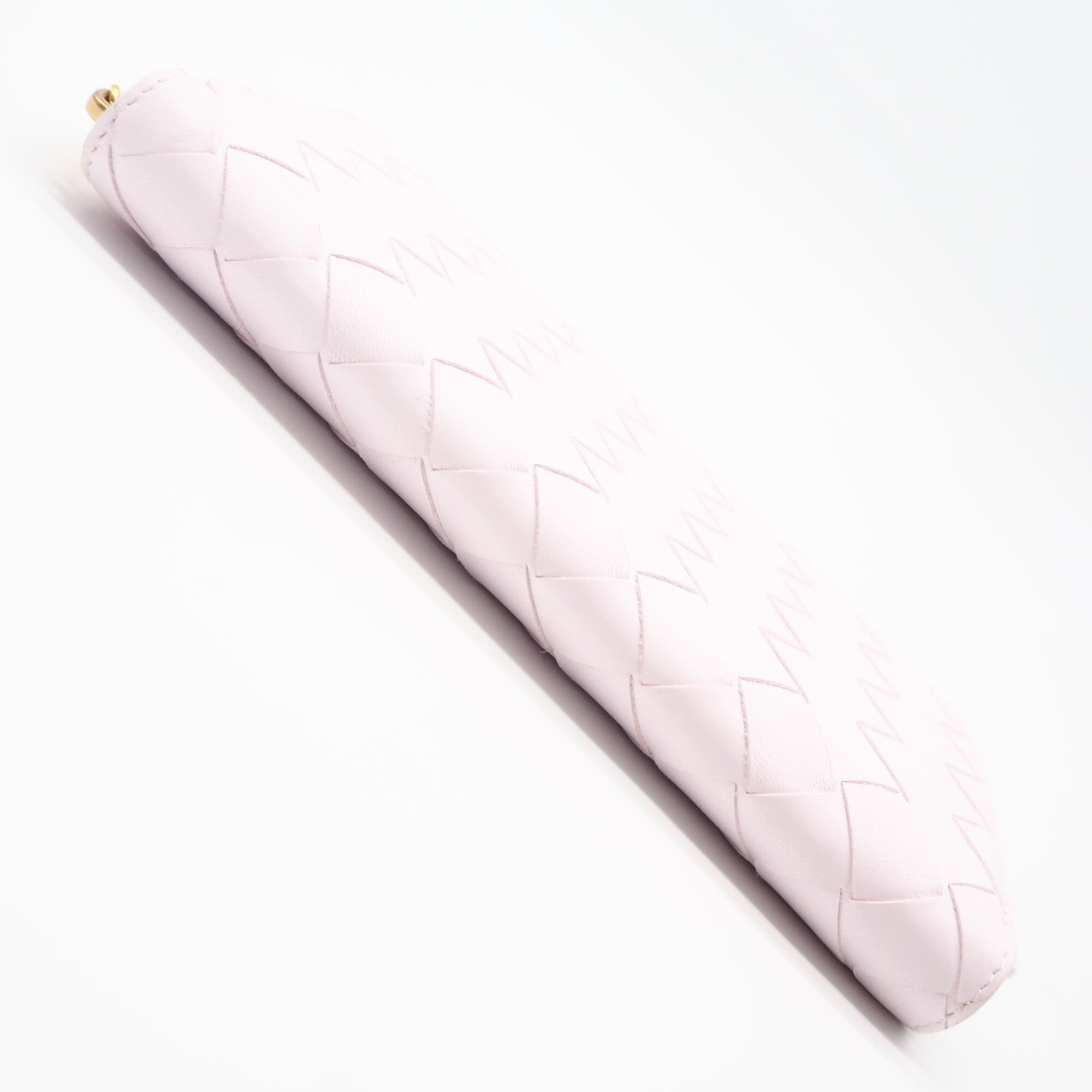 Bottega Veneta Intrecciato Pink Leather Long Wallet (Bi-Fold) (Pre-Owned)