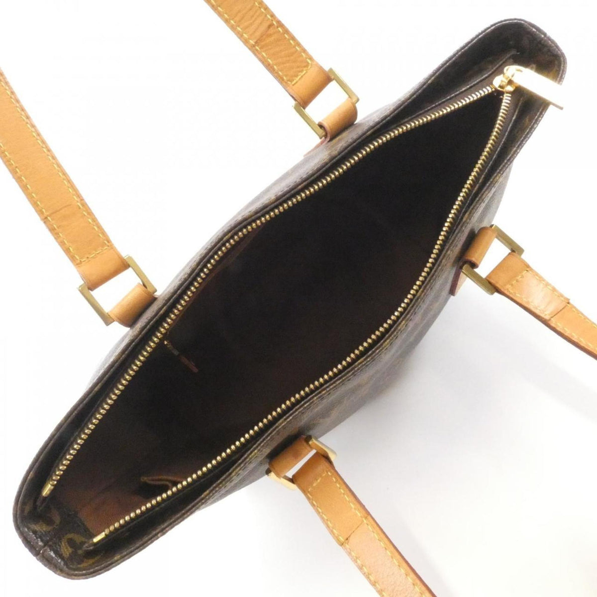 Louis Vuitton Marron Coated Canvas Handbag (Pre-Owned)
