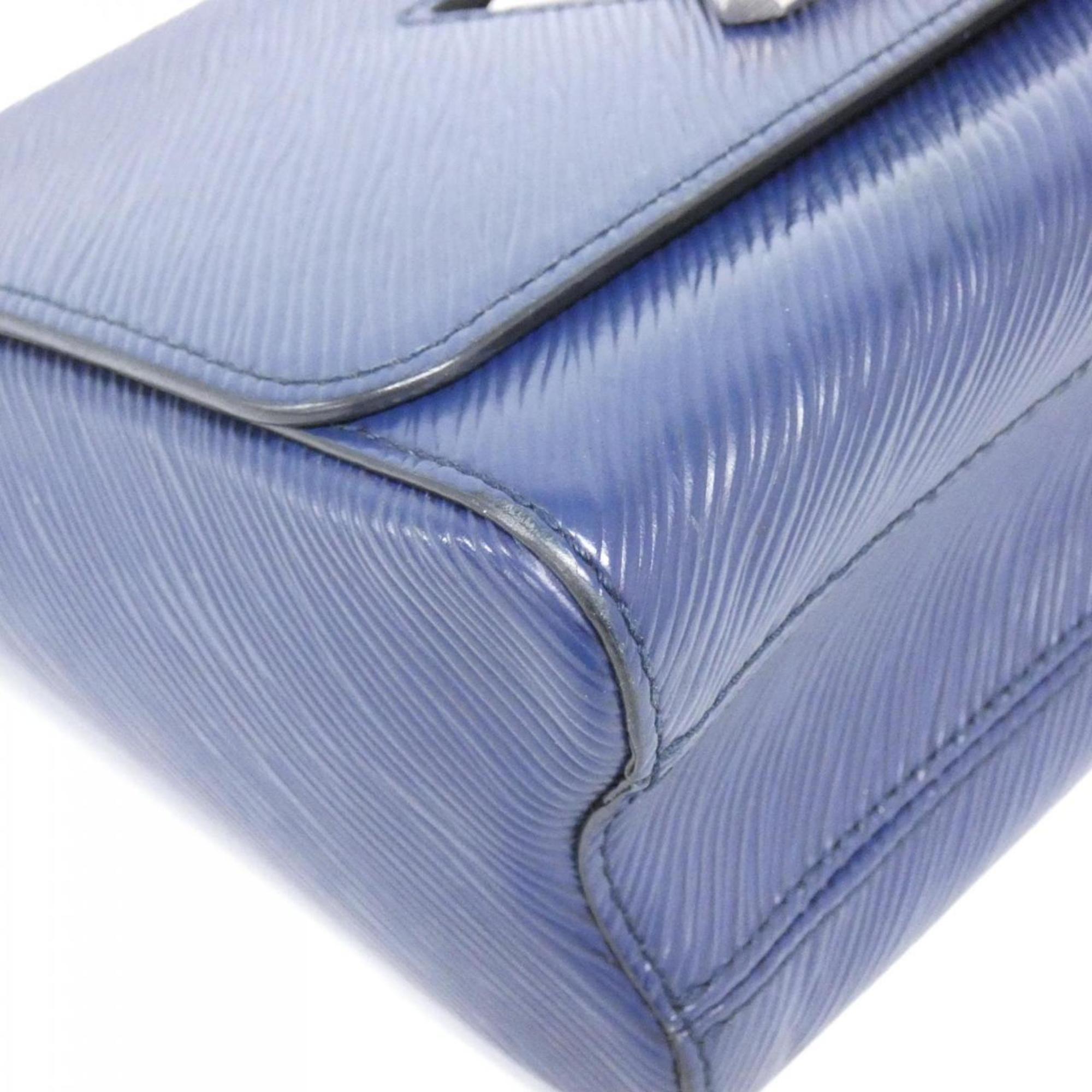 Louis Vuitton Indigo Leather Shoulder Bag (Pre-Owned)