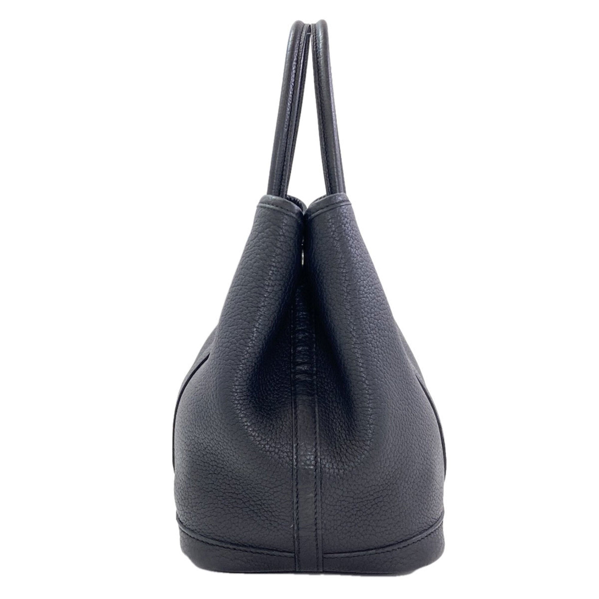 Hermes Black Negonda Leather Handbag (Pre-Owned)