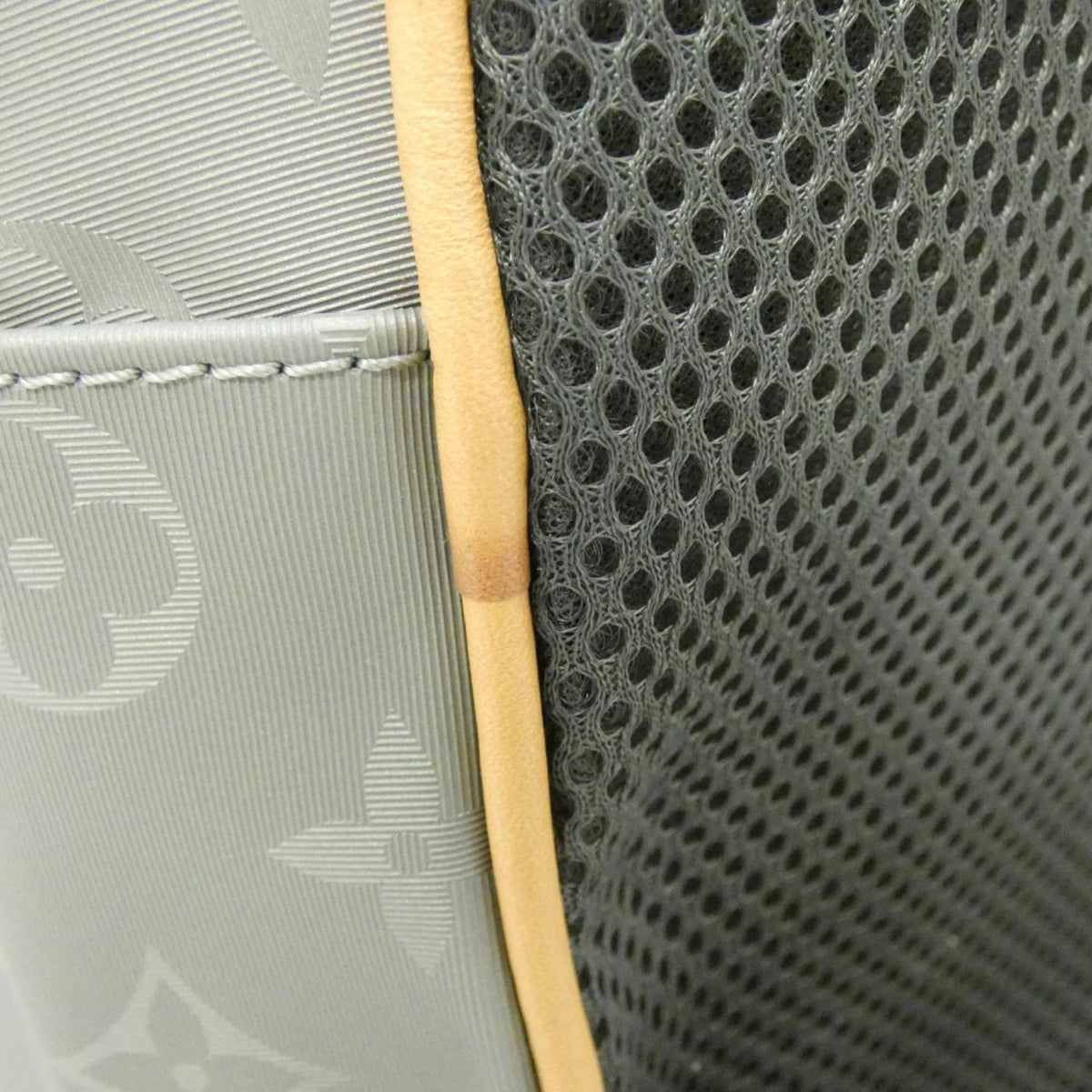 Louis Vuitton Gris Canvas Backpack (Pre-Owned)
