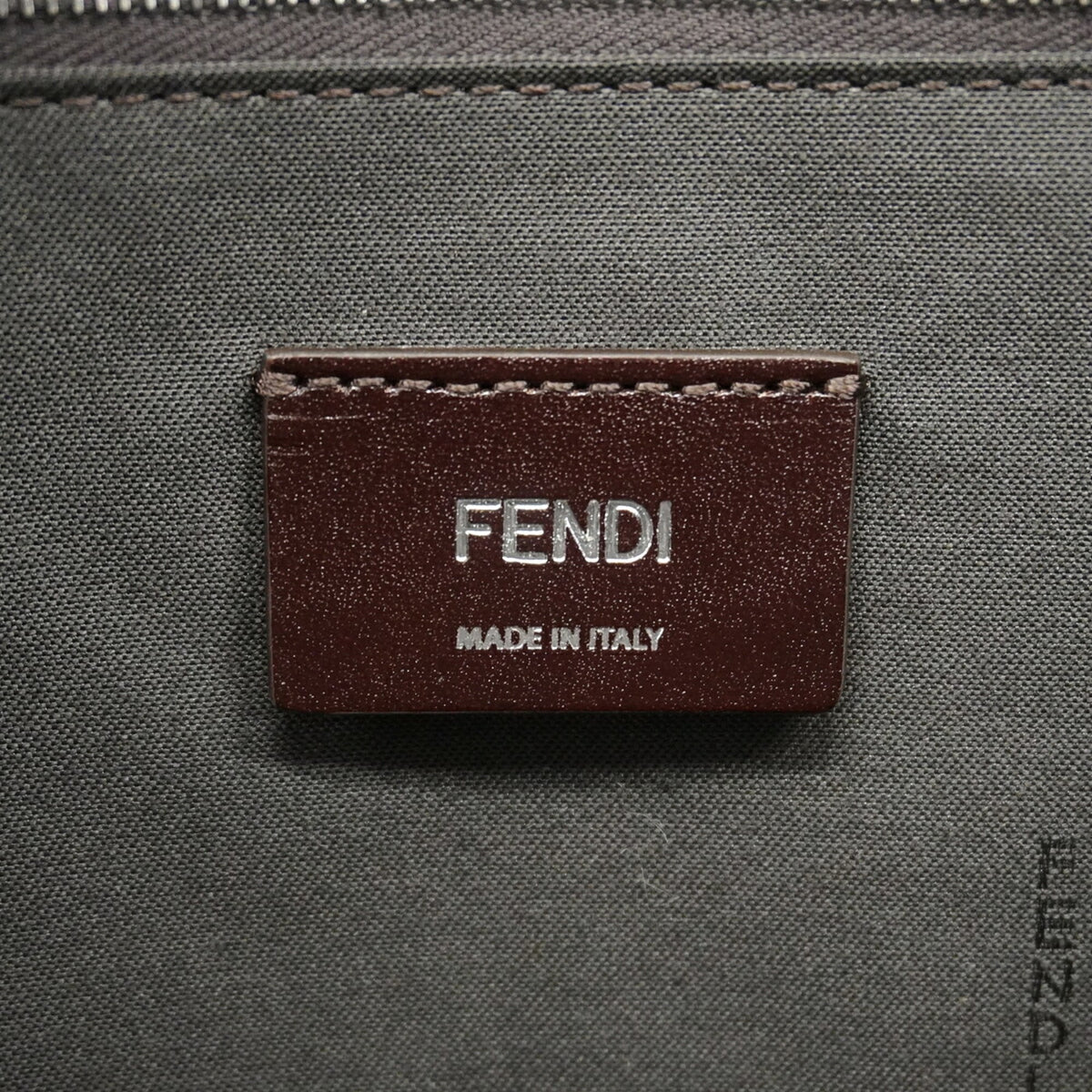 Fendi Brown Pvc Leather Tote Bag (Pre-Owned)