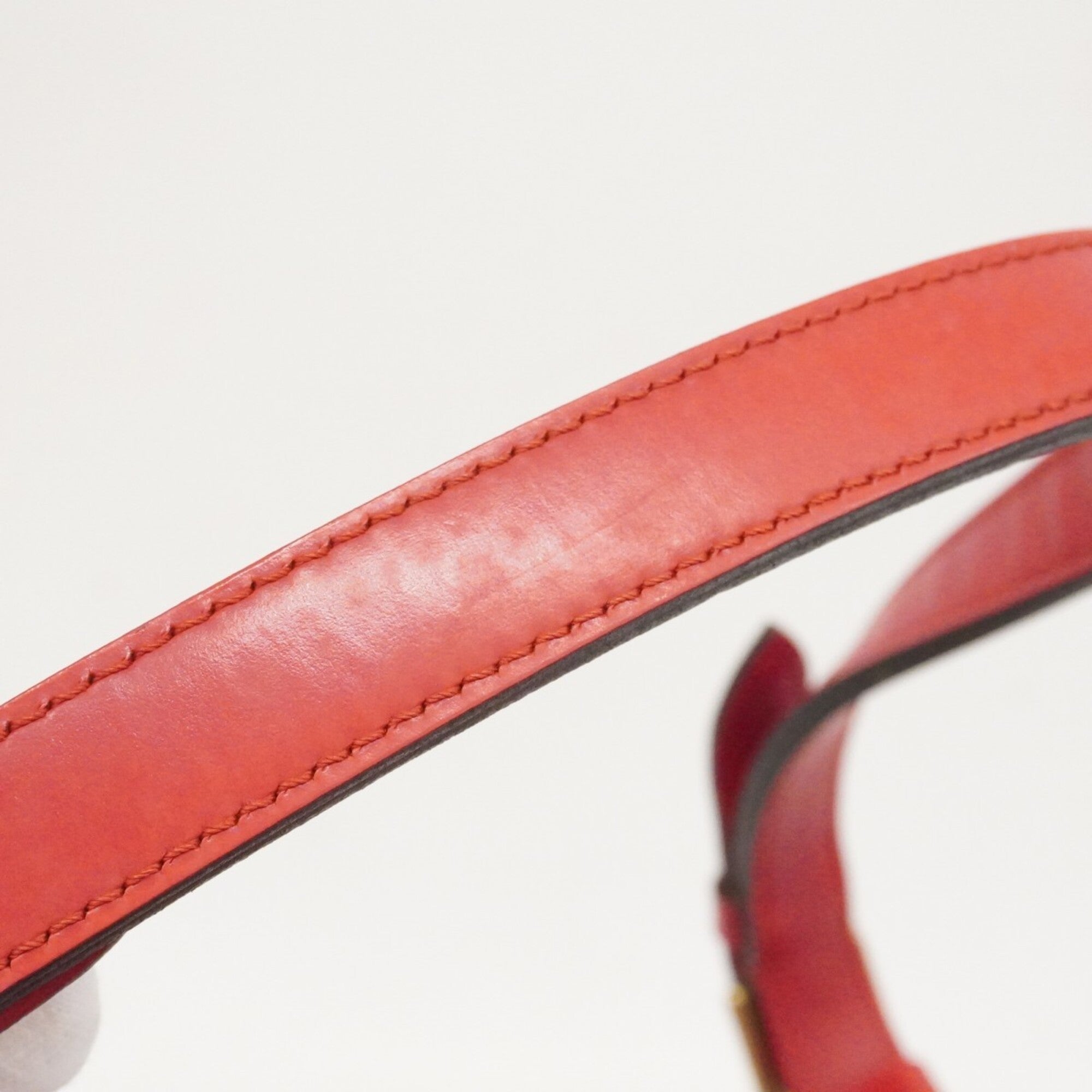 Louis Vuitton Castilian Red Shoulder Bag (Pre-Owned)