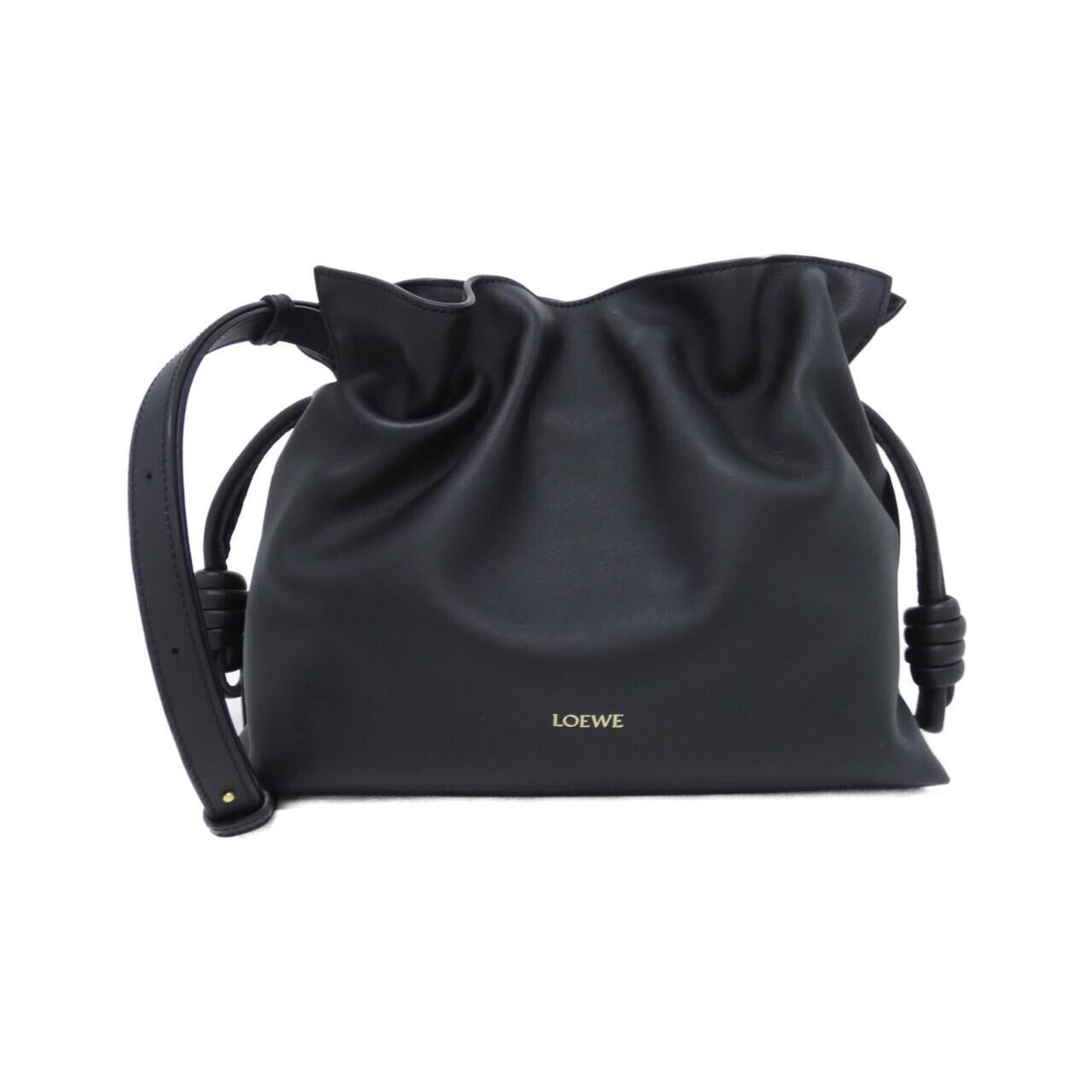 Loewe Black Leather Handbag (Pre-Owned)