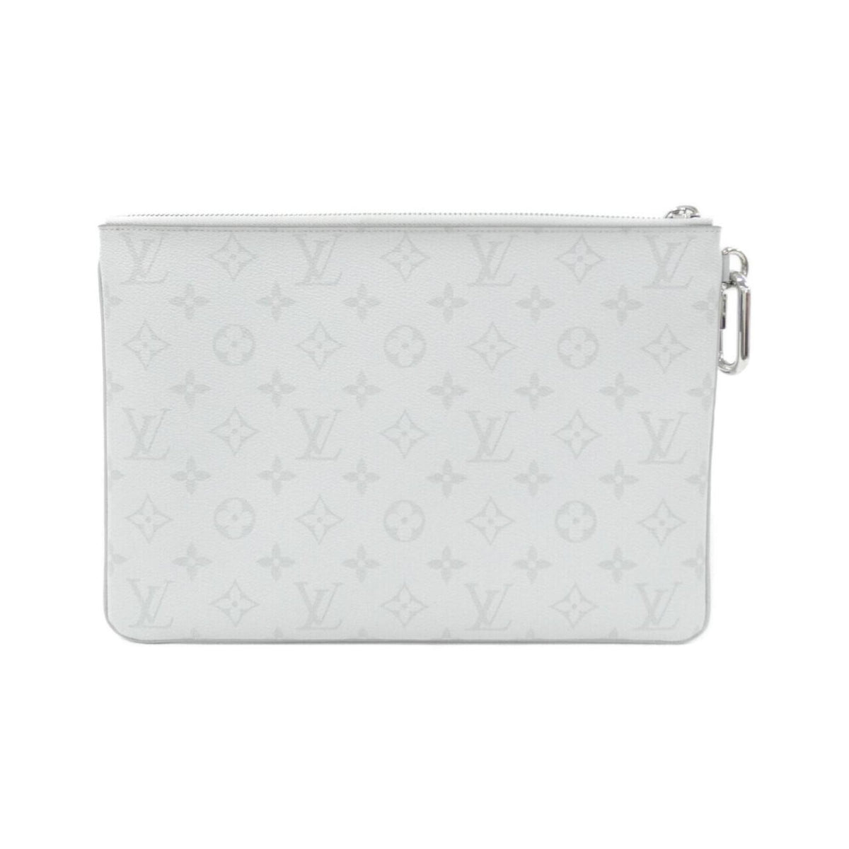 Louis Vuitton Gray Coated Canvas Pouch (Pre-Owned)