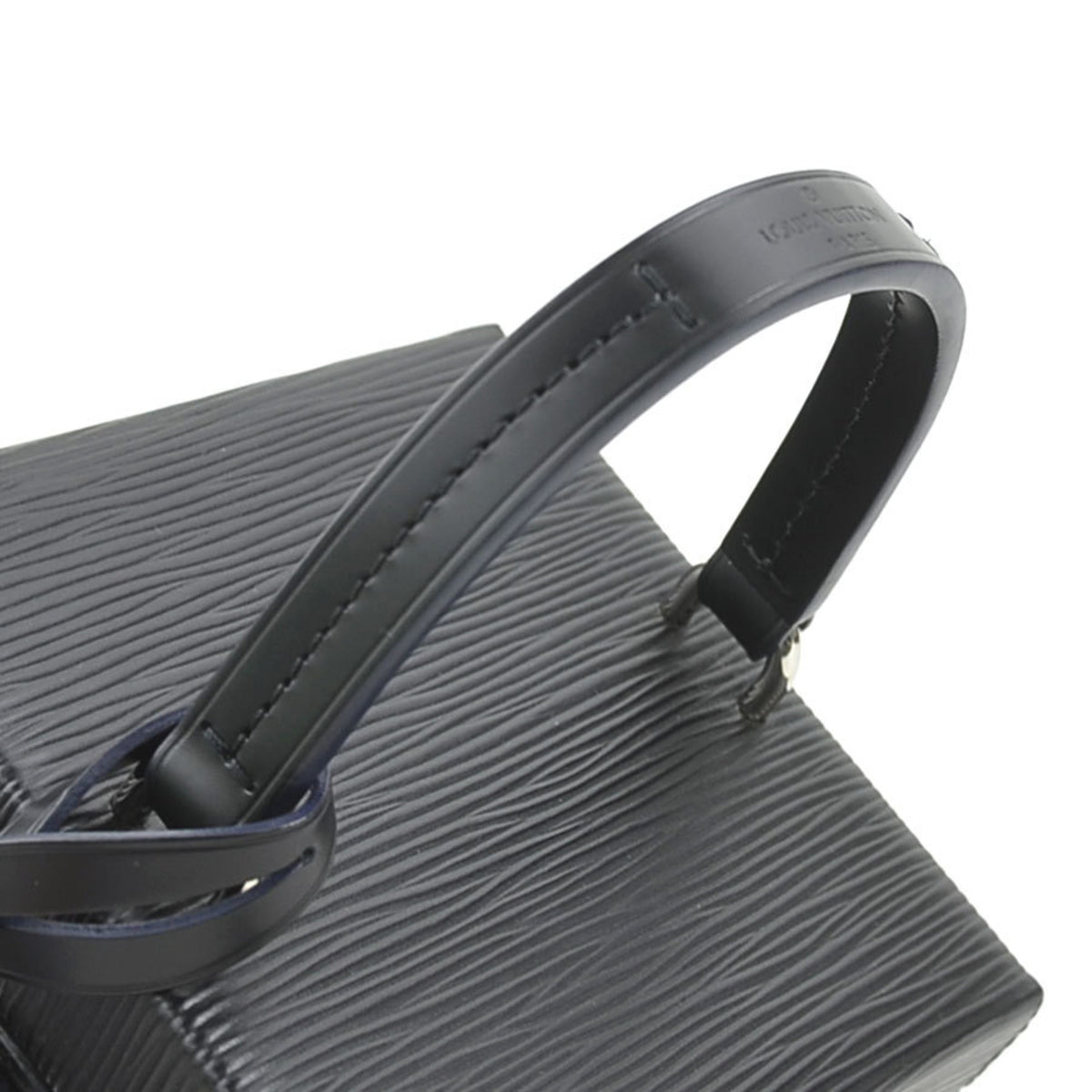 Louis Vuitton Noir Epi Leather Shoulder Bag Vanity Bag (Pre-Owned)