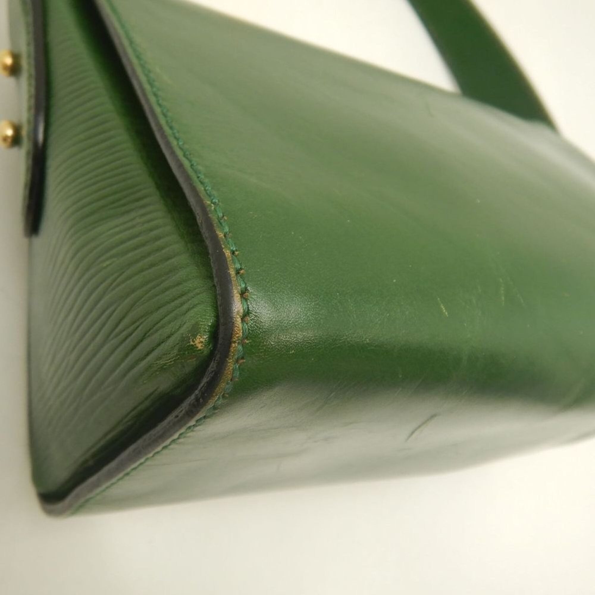 Fendi Green Leather Handbag (Pre-Owned)