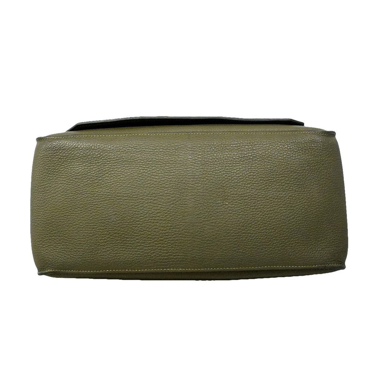 Hermes Green Taurillon Clemence Leather Shoulder Bag (Pre-Owned)