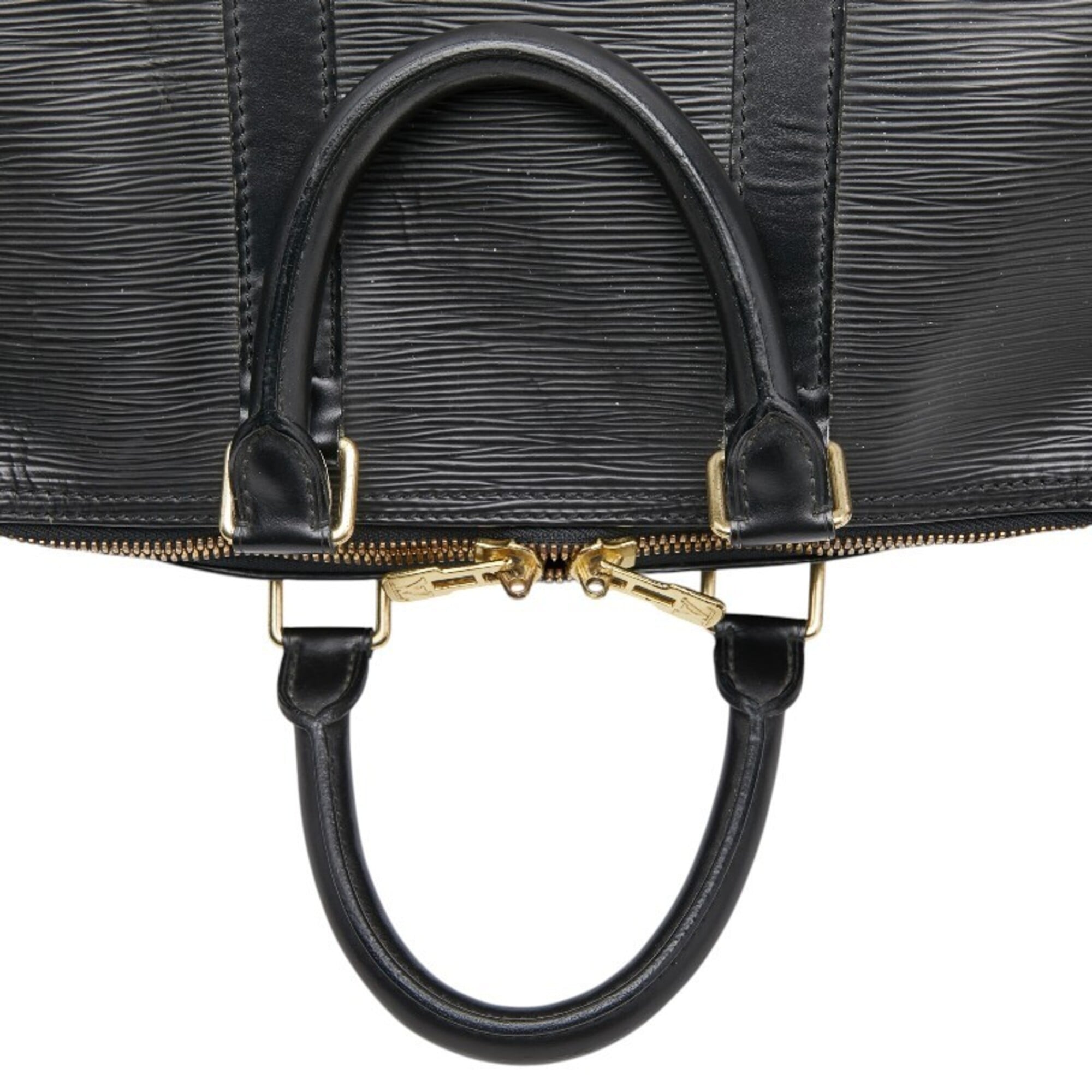 Louis Vuitton Epi Black Noir Leather Boston Bag (Pre-Owned)