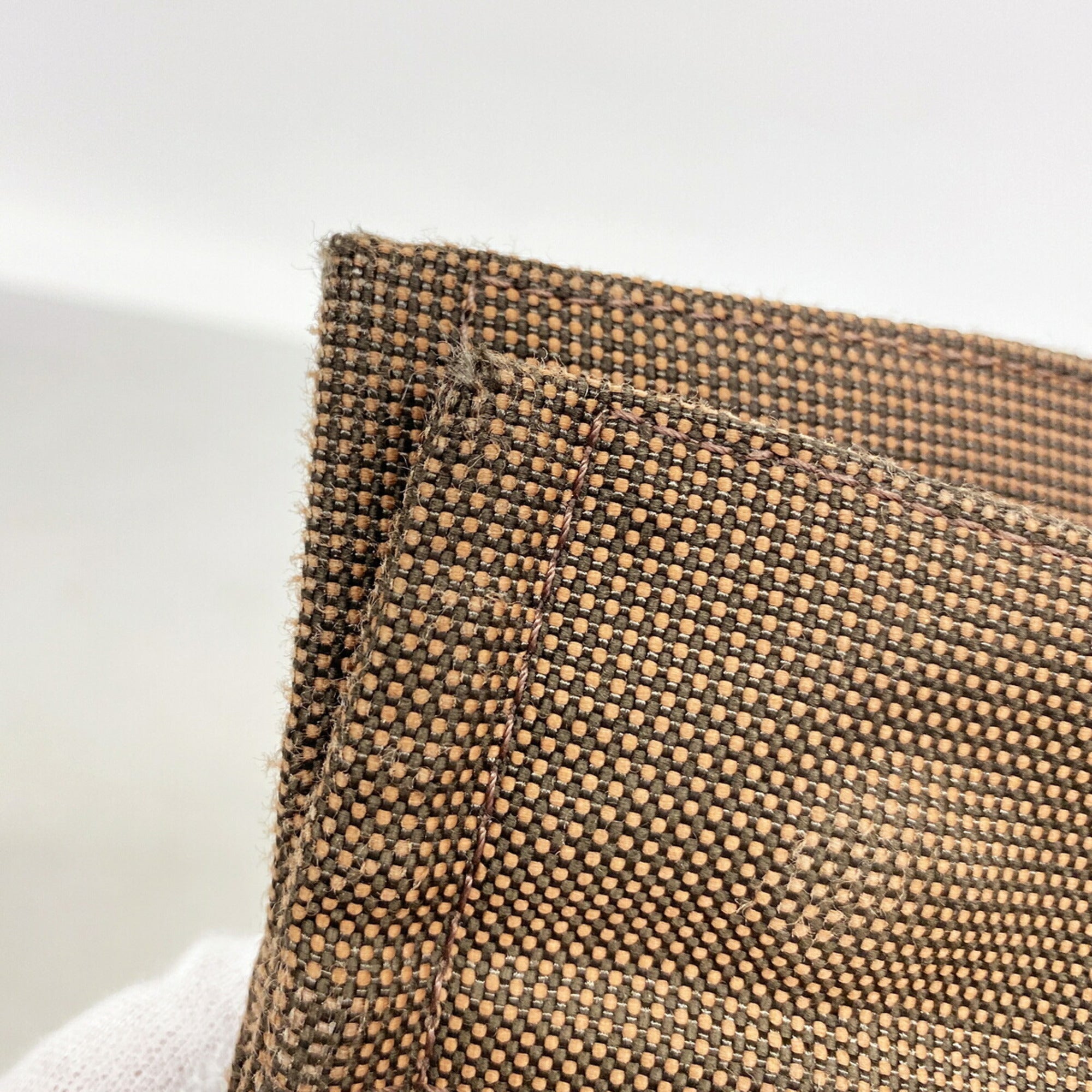 Hermes Brown Nylon Tote Bag (Pre-Owned)