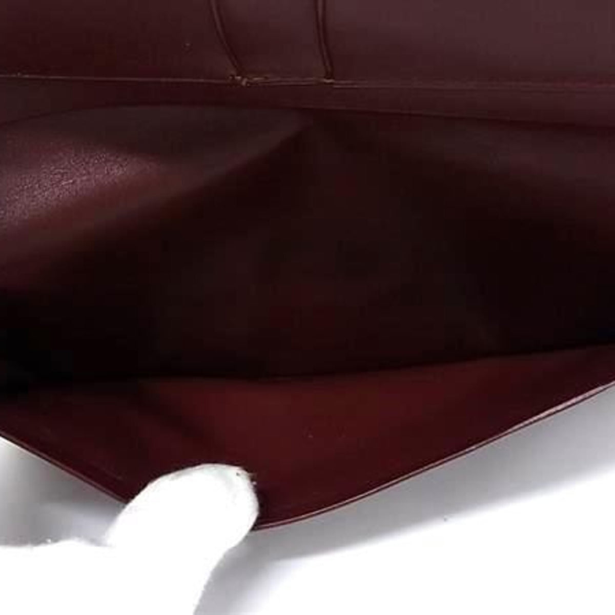 Cartier Bordeaux Leather Bill Wallet (Bi-Fold) (Pre-Owned)