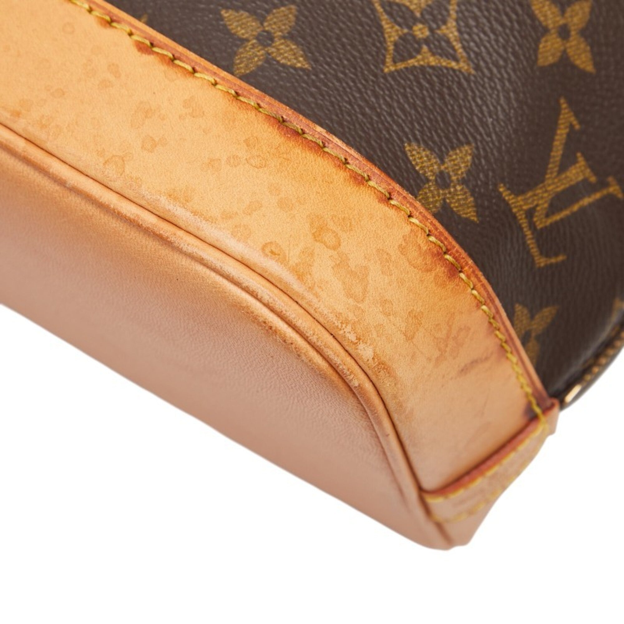 Louis Vuitton Brown Pvc Leather Handbag (Pre-Owned)