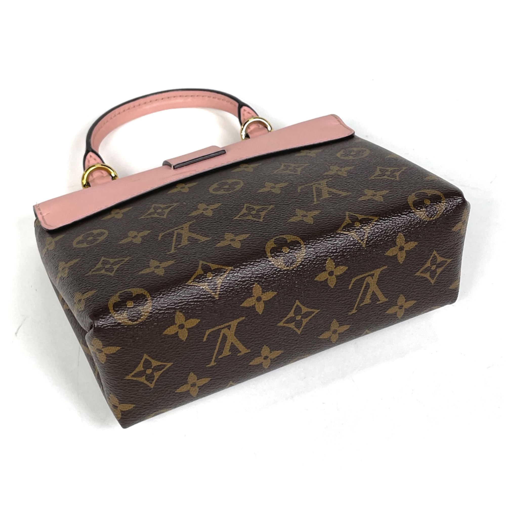 Louis Vuitton Monogram Brown Monogram Pink Rose Poudre Monogram Handbag (Pre-Owned)