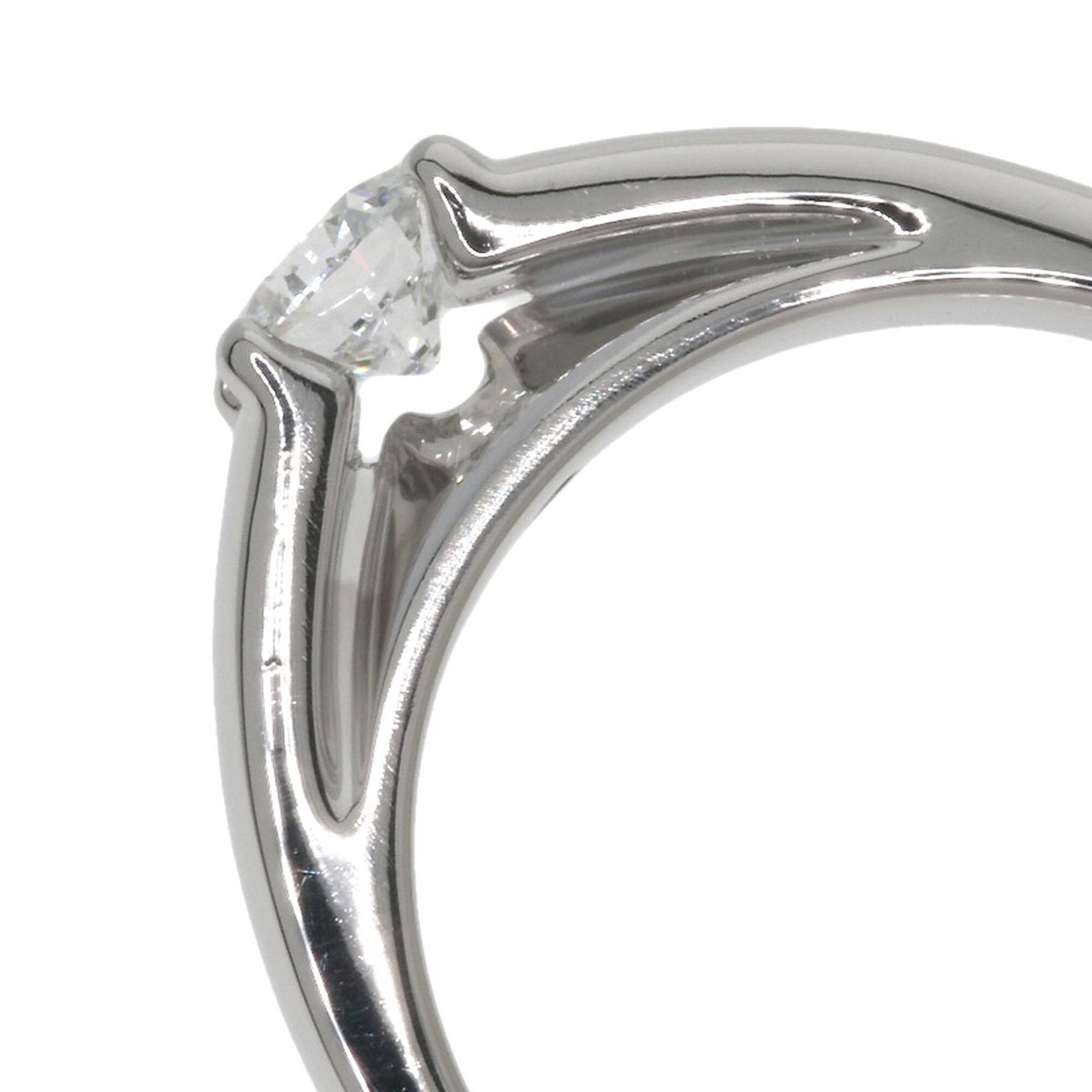 Bvlgari Silver Platinum 950 Band Ring (Pre-Owned)