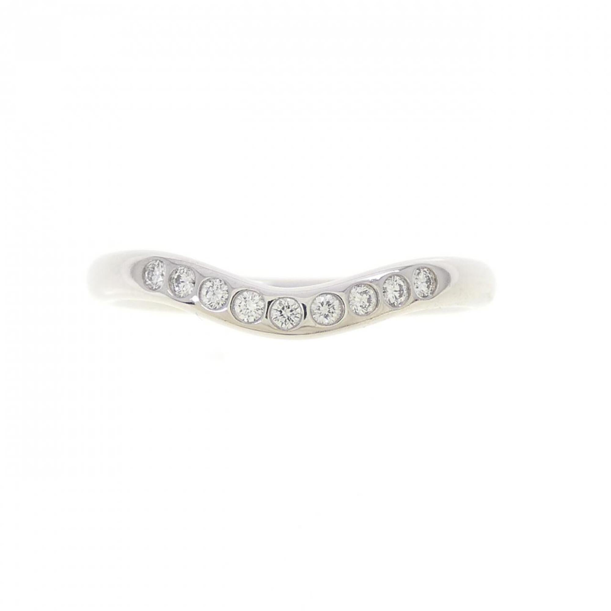Tiffany Platinum Platinum 950 Band Ring (Pre-Owned)
