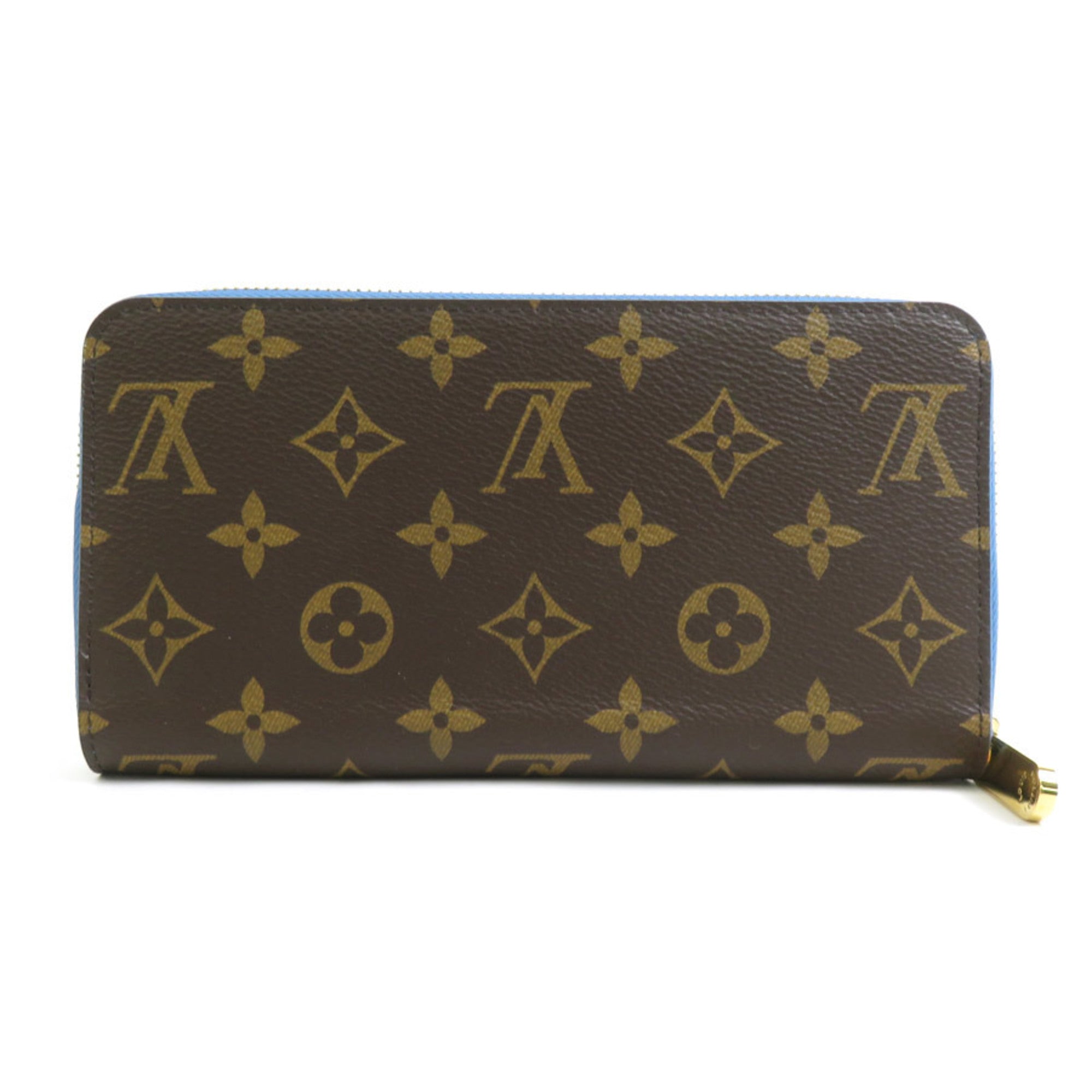 Louis Vuitton Blue Jean Monogram Monogram Long Wallet (Bi-Fold) (Pre-Owned)