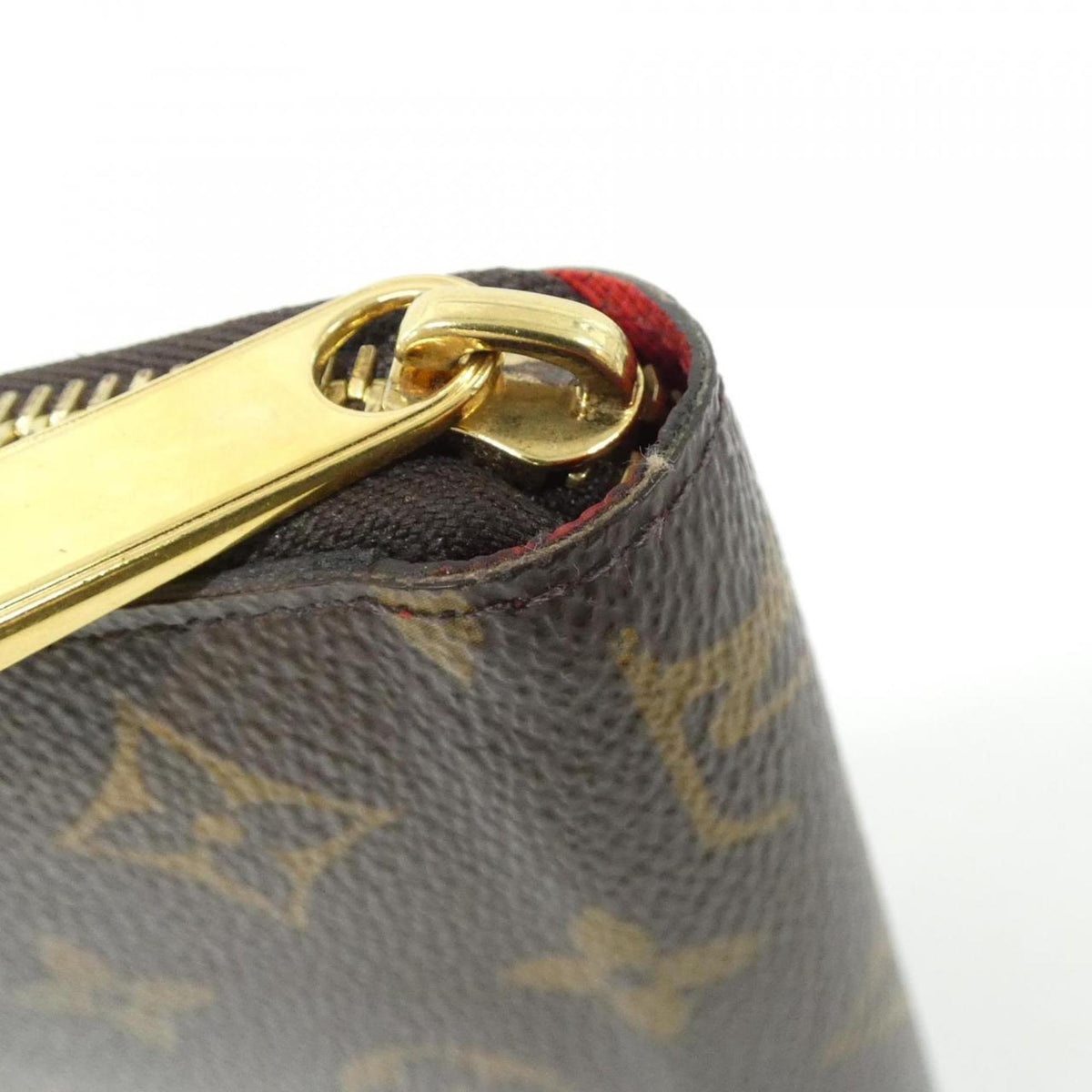 Louis Vuitton Coquelicots Marron Coated Canvas Long Wallet (Bi-Fold) (Pre-Owned)