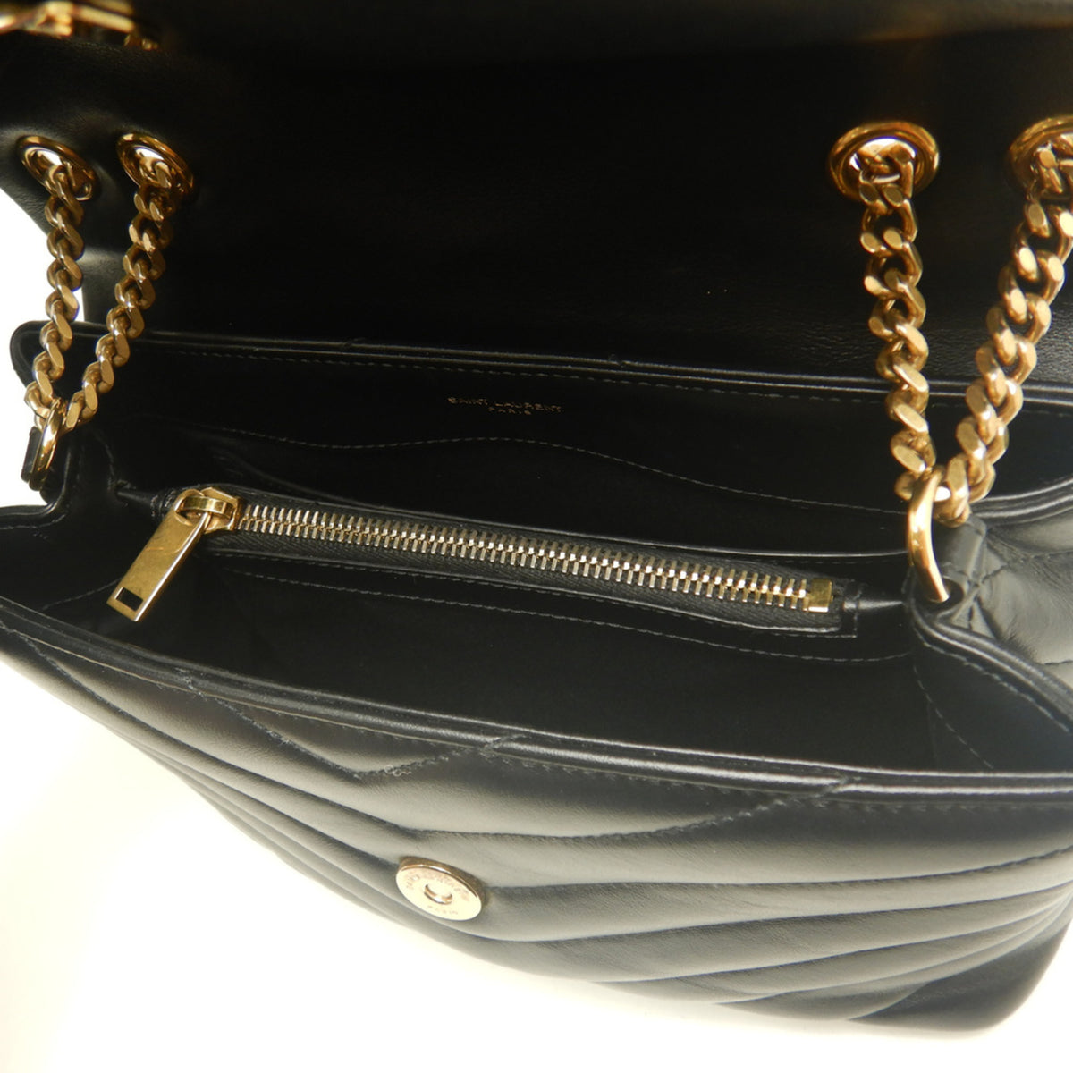 Yves Saint Laurent Black Leather Shoulder Bag (Pre-Owned)