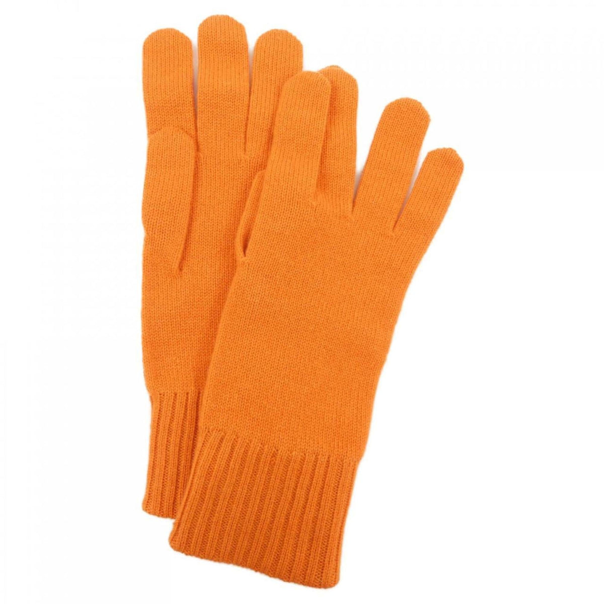 Hermes Orange Cashmere Warm Gloves (Pre-Owned)