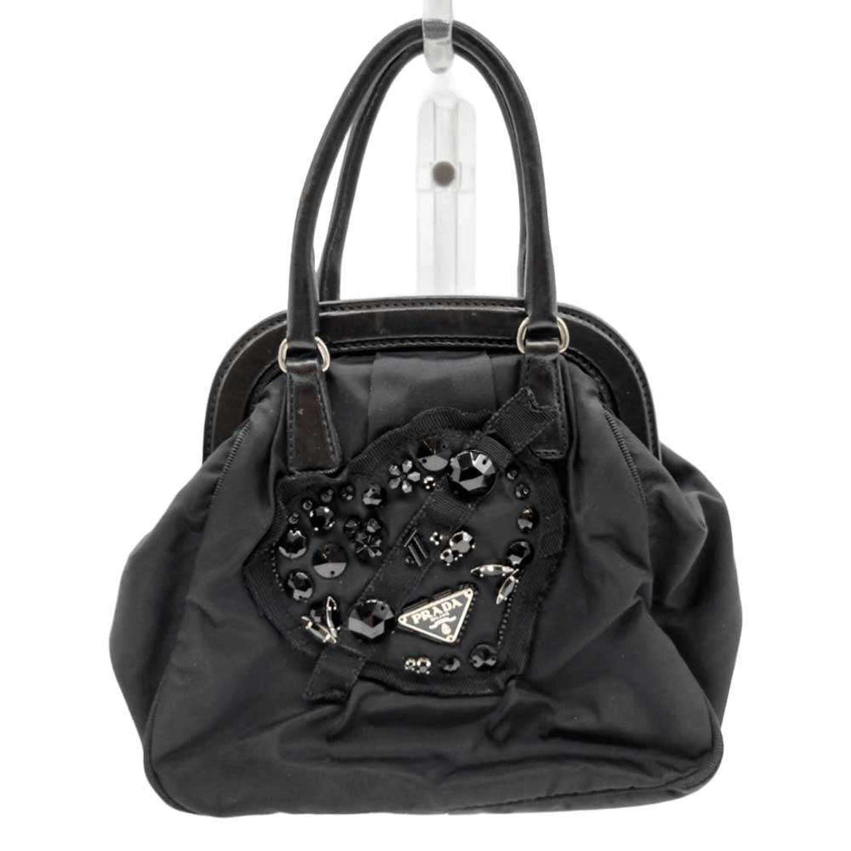 Prada Black Nylon Handbag (Pre-Owned)
